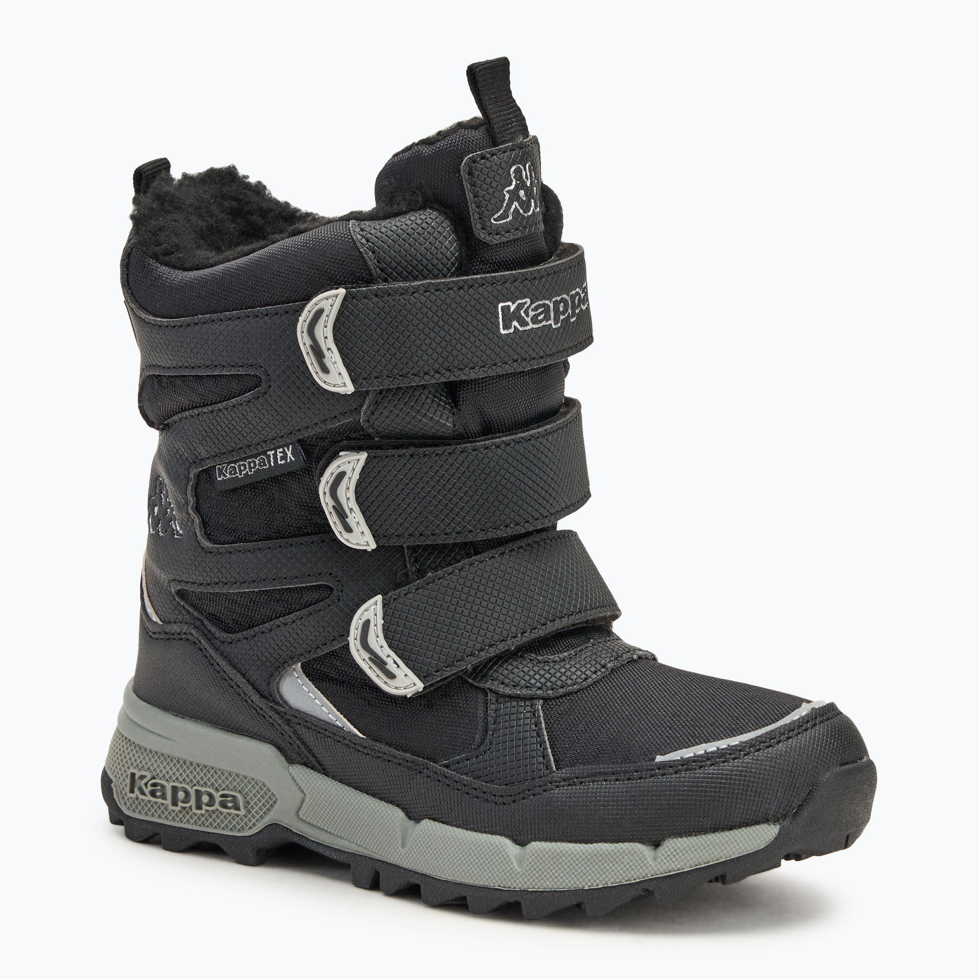 Detské snehule Kappa Vipos Tex black/silver (Vipos Tex 260902K-1115)