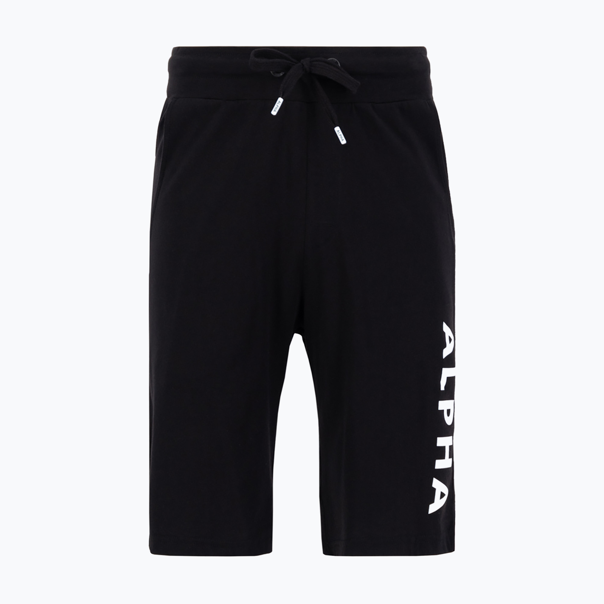 Pánske krátke nohavice Alpha Industries Jersey čierne