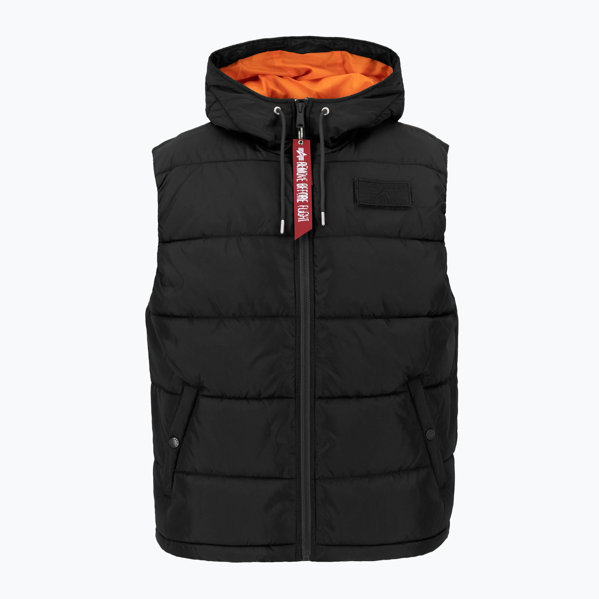Pánska vesta Alpha Industries Hooded Puffer FD black (Hooded Puffer 11811003)