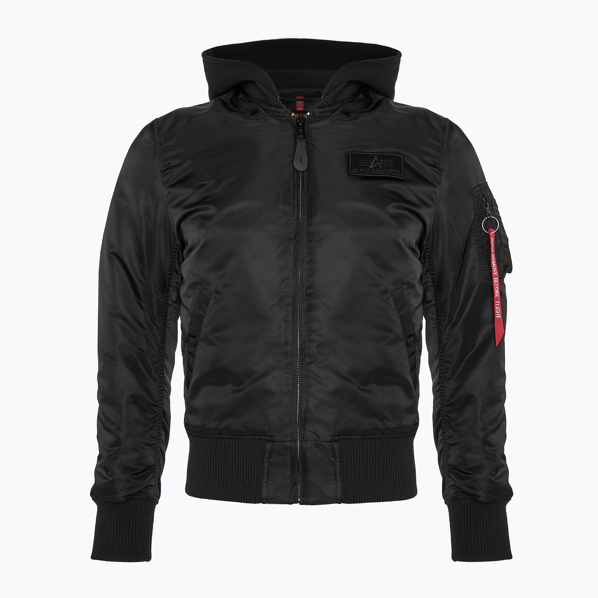 Pánska bunda Alpha Industries MA-1 ZH Back Print black / rainbow reflective (MA-1 ZH Back Print 128113637)