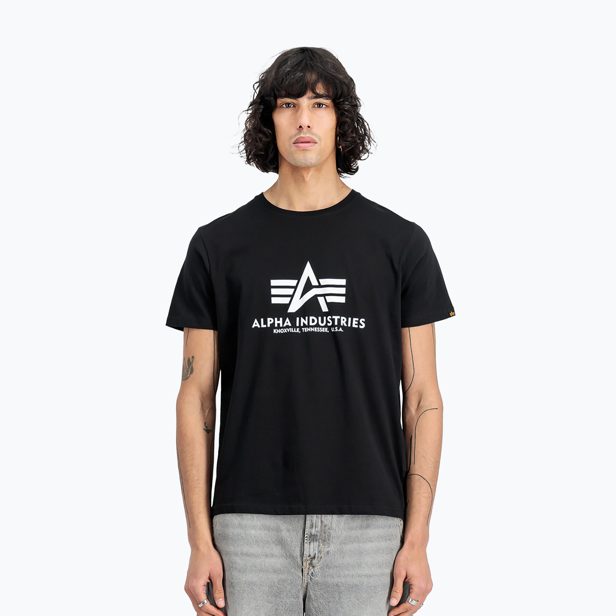 Alpha Industries pánske tričká Basic (2 ks) čierne (Basic T (2 szt.) 106524)