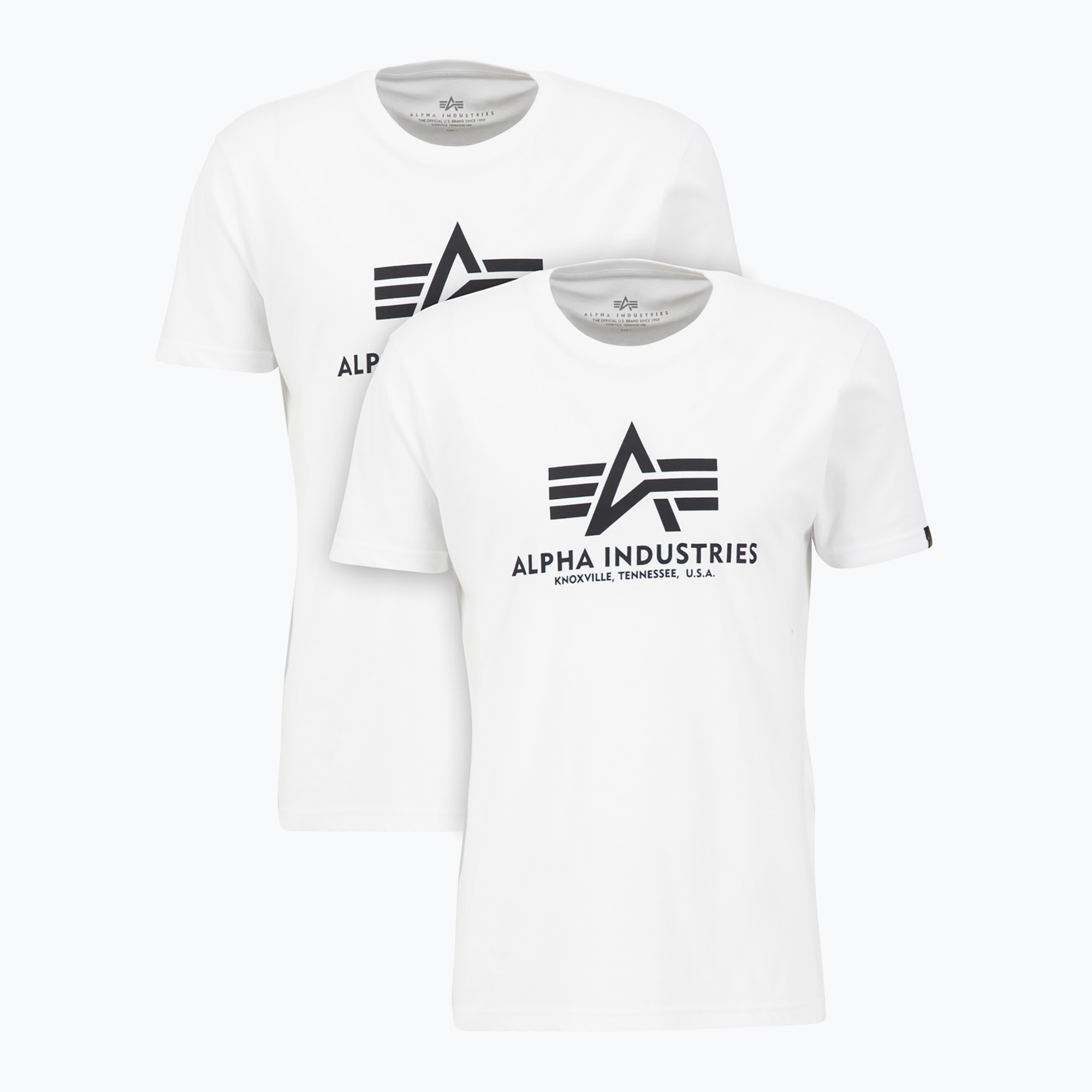 Alpha Industries pánske tričko Basic 2 ks biele