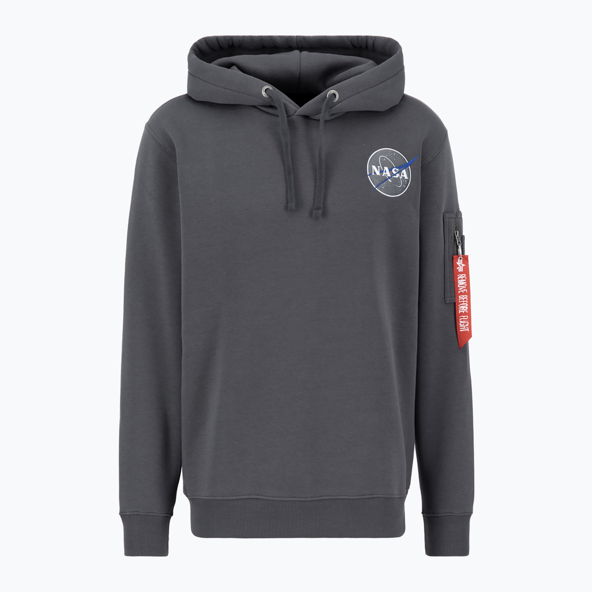 Alpha Industries NASA Orbit vintage šedá pánska mikina (NASA Orbit 146339684)