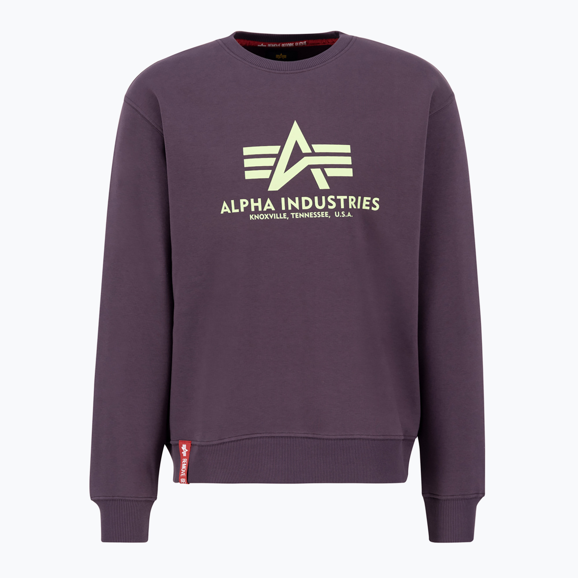 Alpha Industries pánska mikina Basic plum (Basic 178302719)