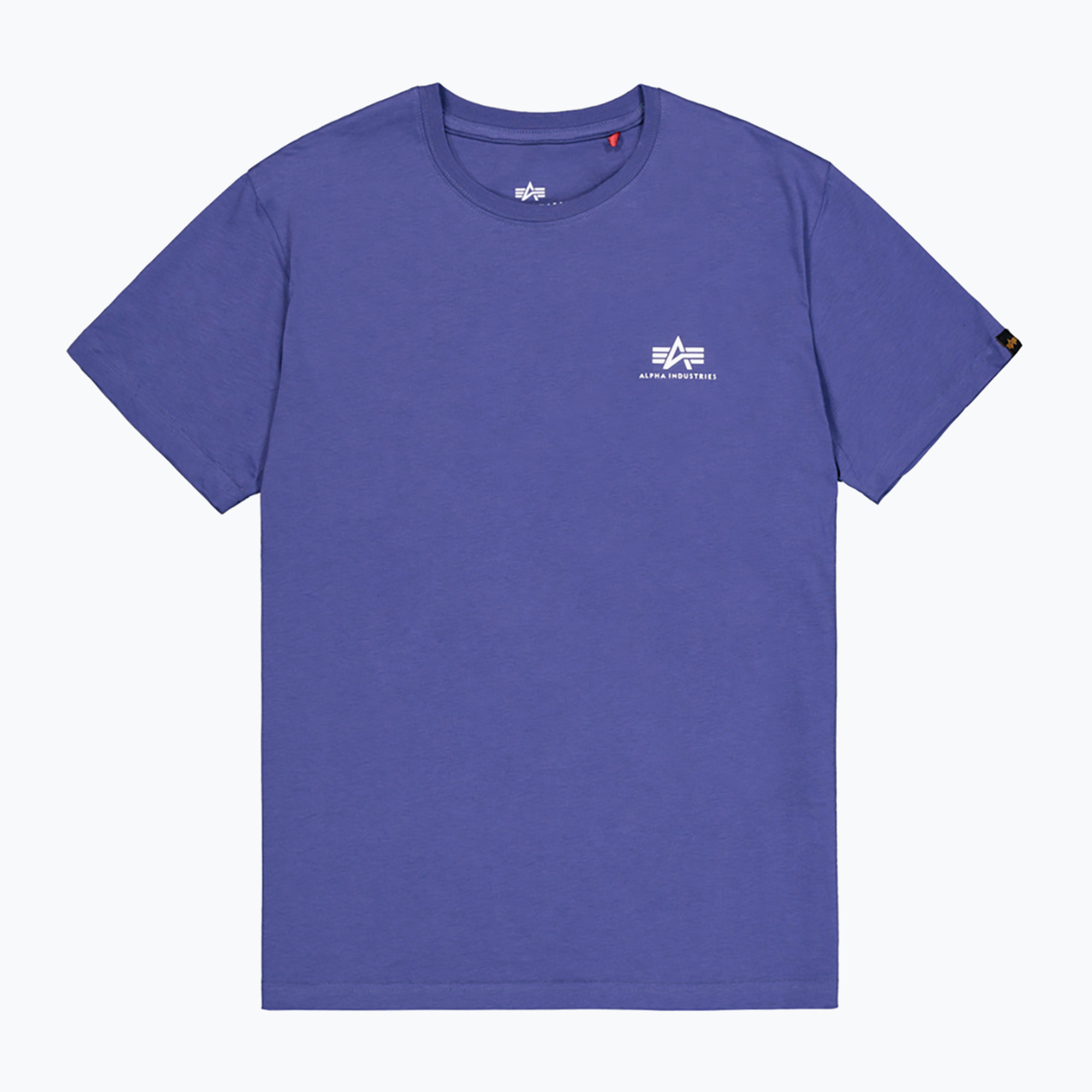 Pánske tričko Alpha Industries Basic Small Logo night purple (Basic Small Logo 188505)
