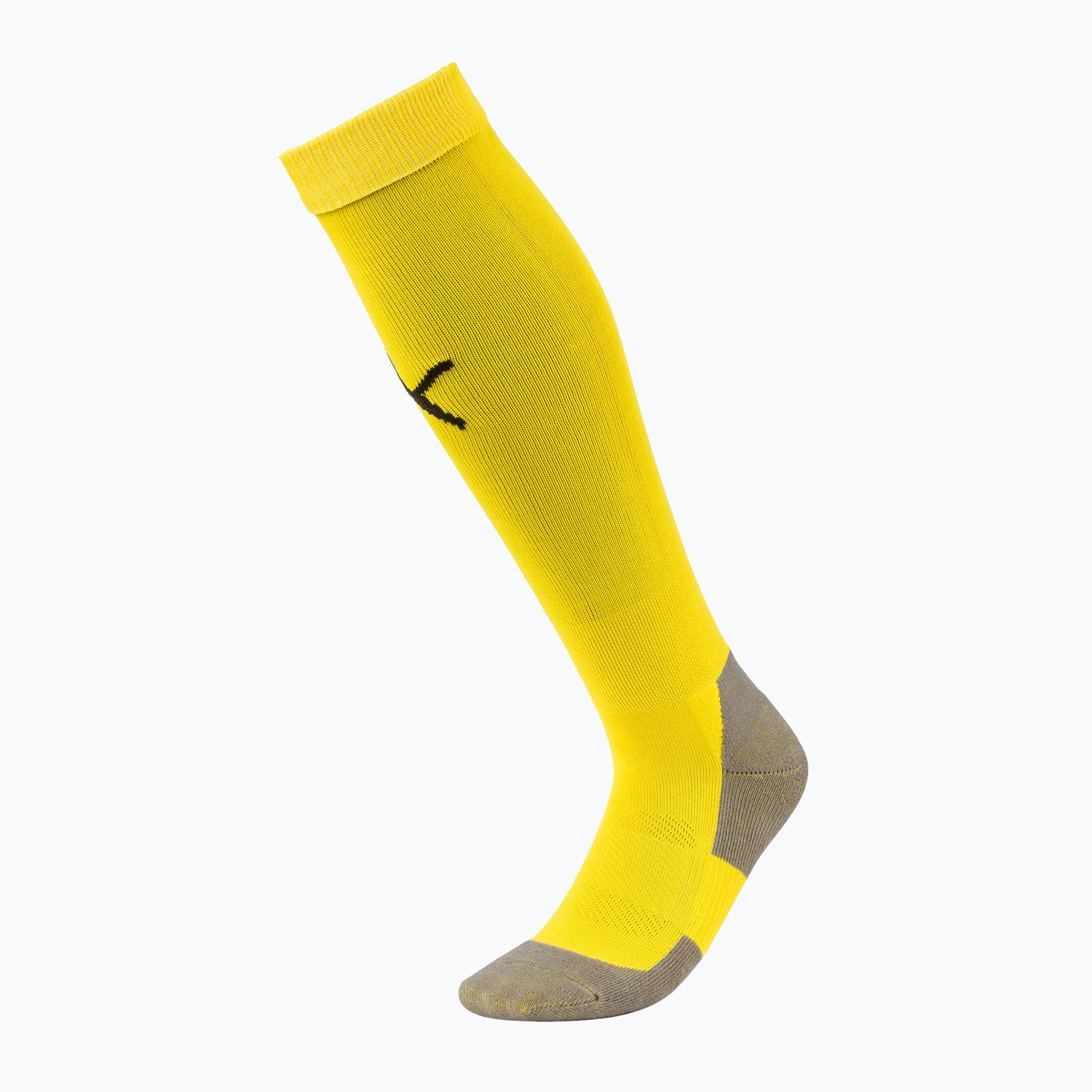 Pánske futbalové legíny PUMA Team Liga Core cyber yellow/puma black (Team Liga Core 703441 07)