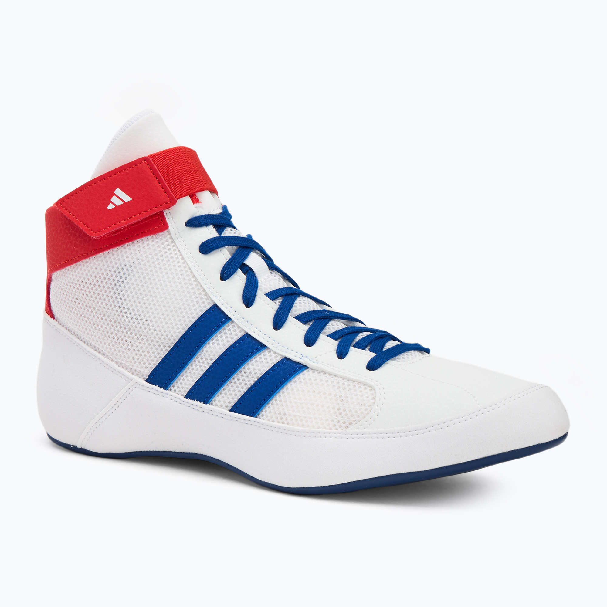 Pánske zápasnícke topánky adidas Havoc cloud white/ collegiate royal/ active red (Havoc BD7129)