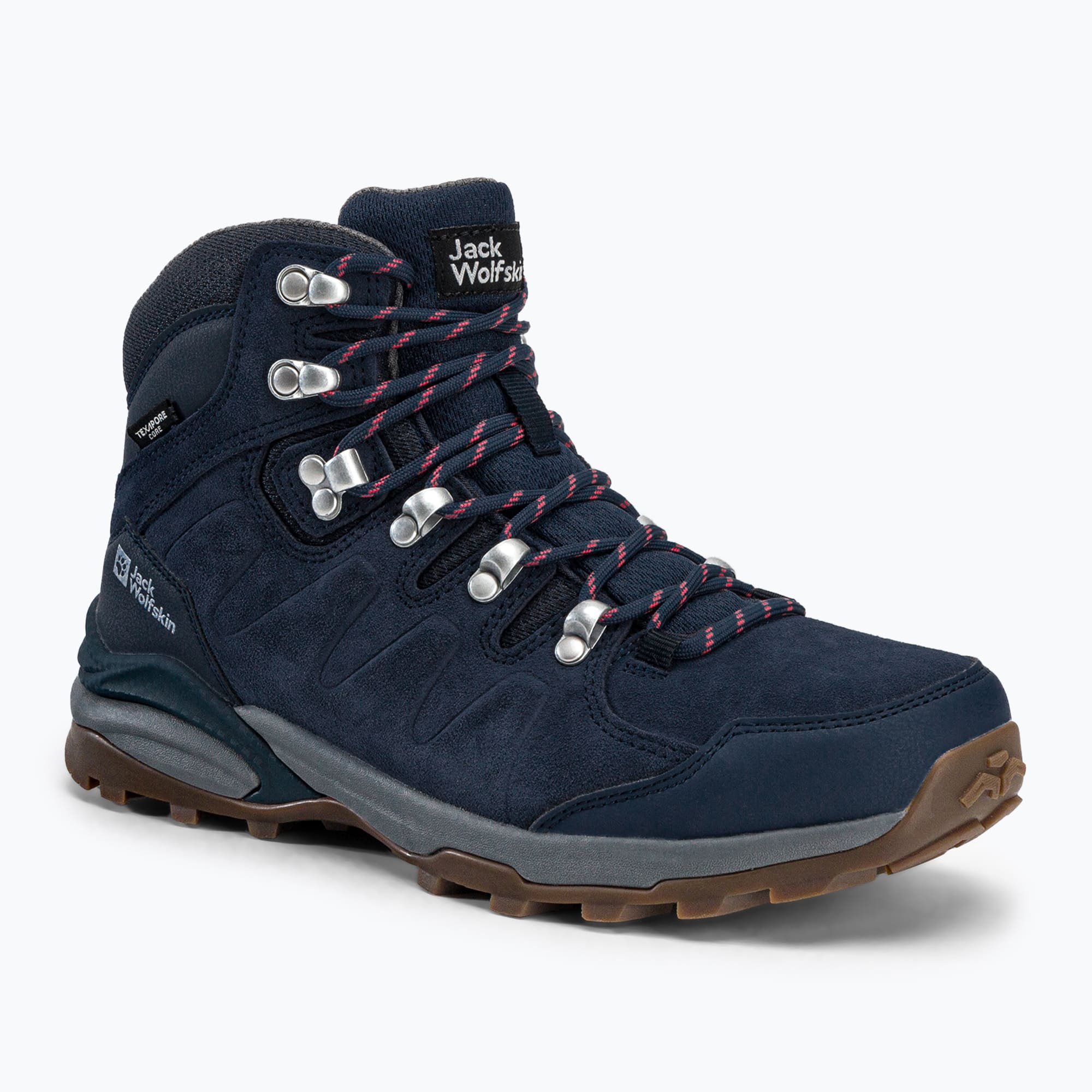Dámske trekové topánky Jack Wolfskin Refugio Texapore Mid navy blue 4050871 (Refugio Texapore Mid 4050871)