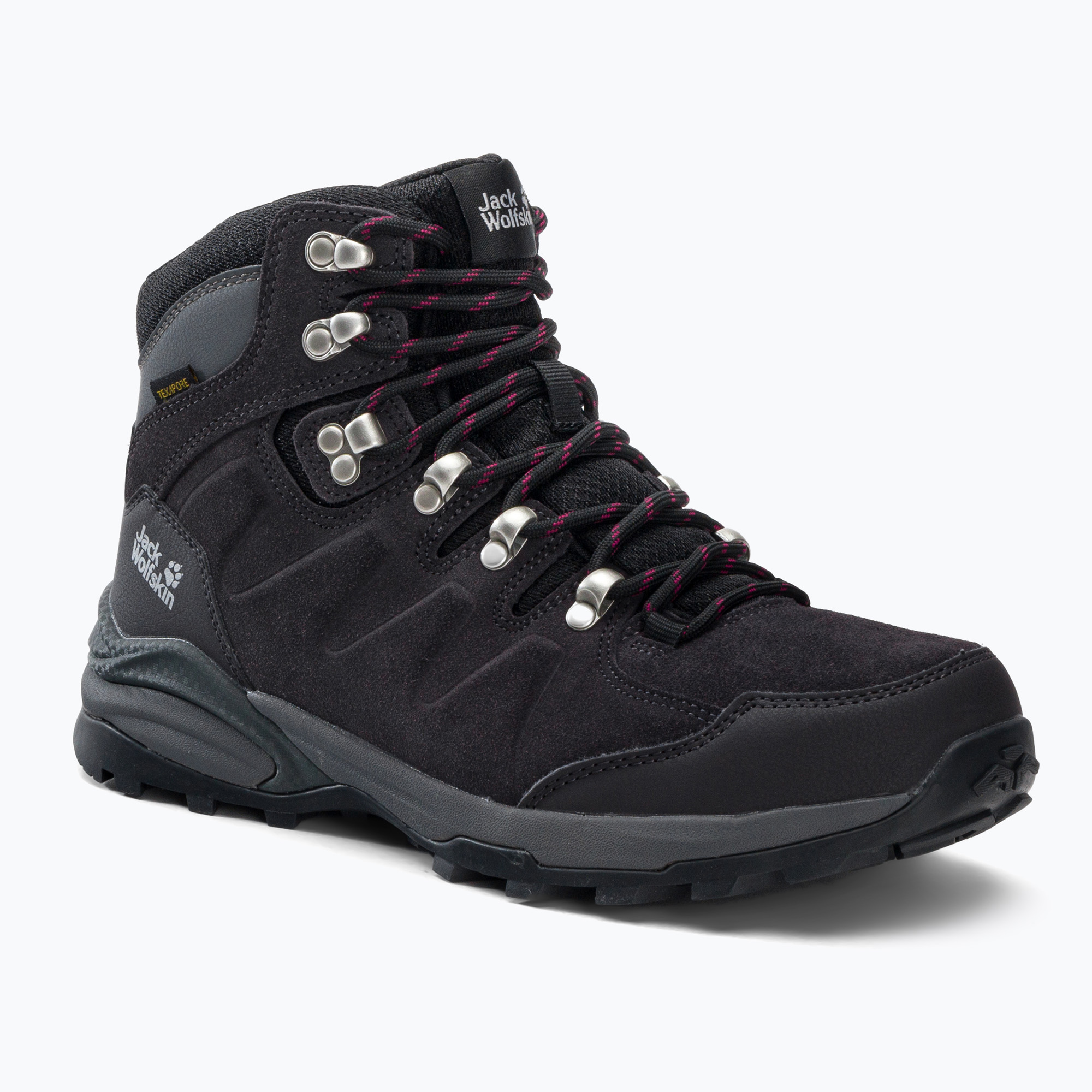 Dámske trekové topánky Jack Wolfskin Refugio Texapore Mid grey 4050871 (Refugio Texapore Mid 4050871)