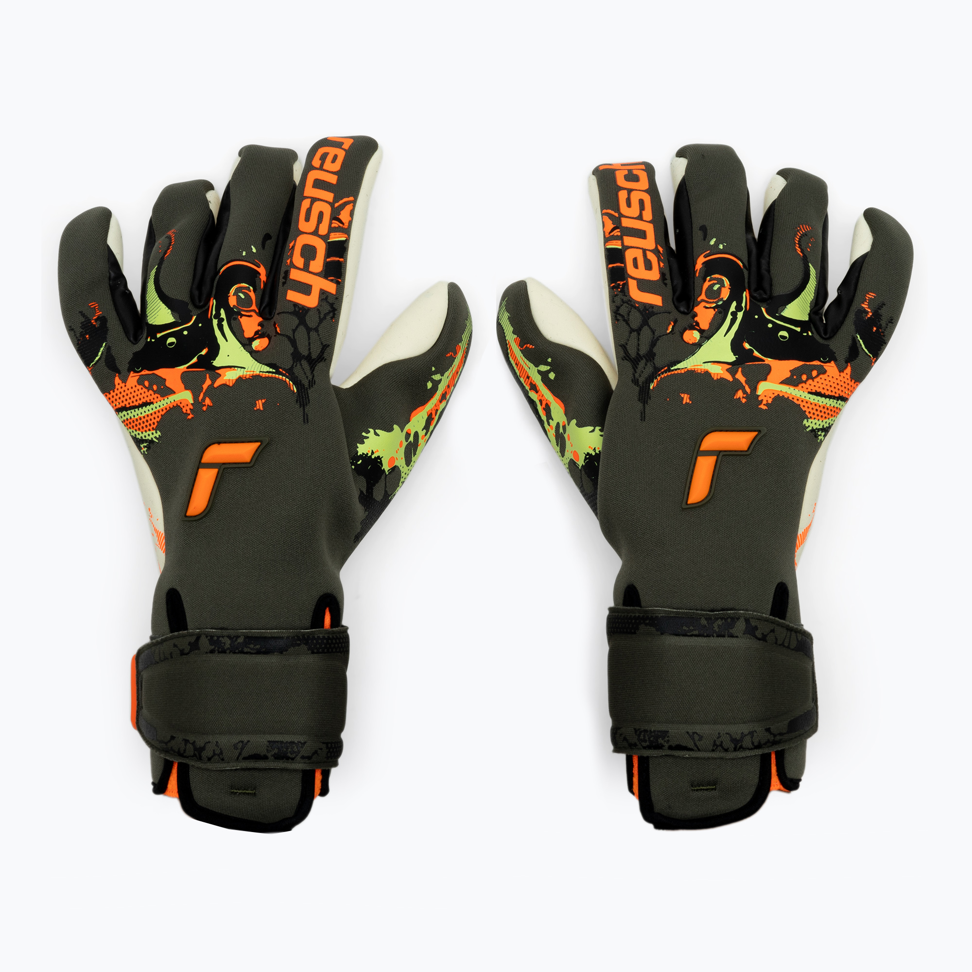 Reusch Pure Contact Gold X Adaptive Flex brankárske rukavice zelené 53715-5556 (Pure Contact Gold X Adaptive Flex 5370015-5556)