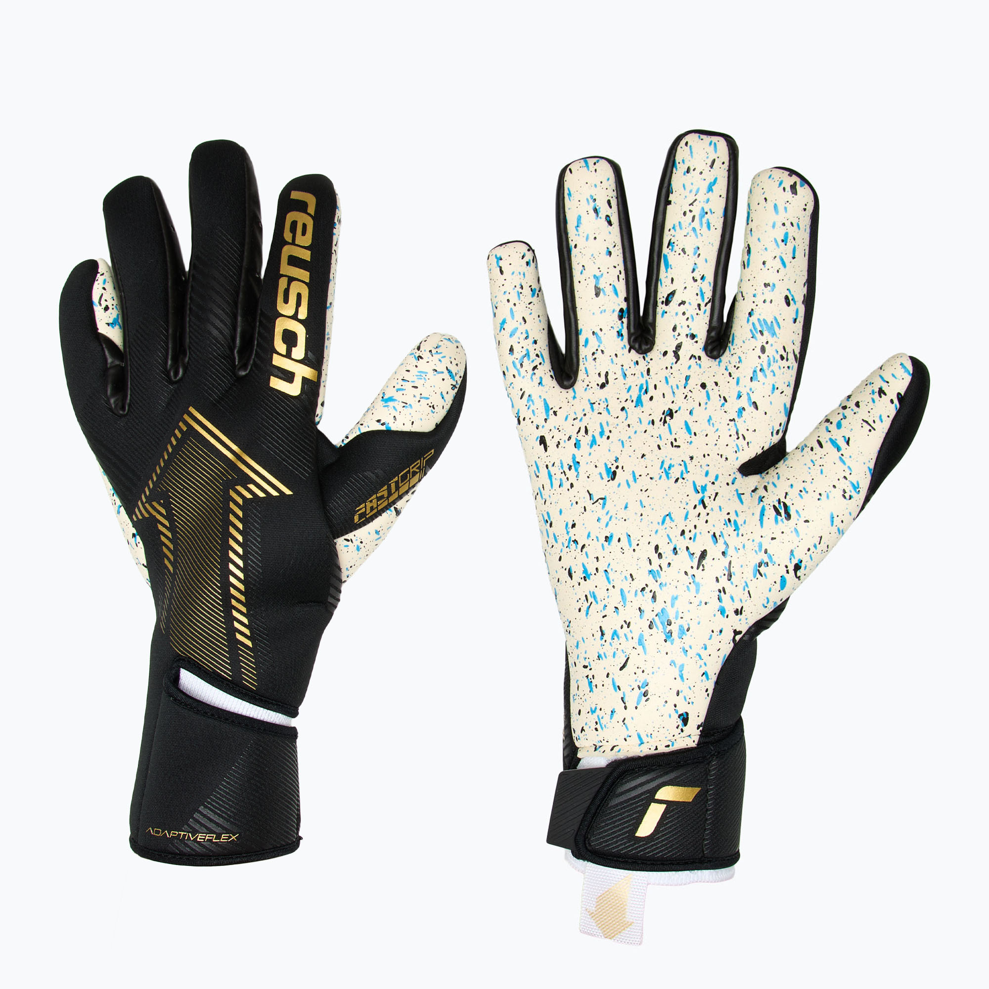 Brankárske rukavice Reusch Fastgrip Fusion black/gold (Fastgrip Fusion 5570900-7707)