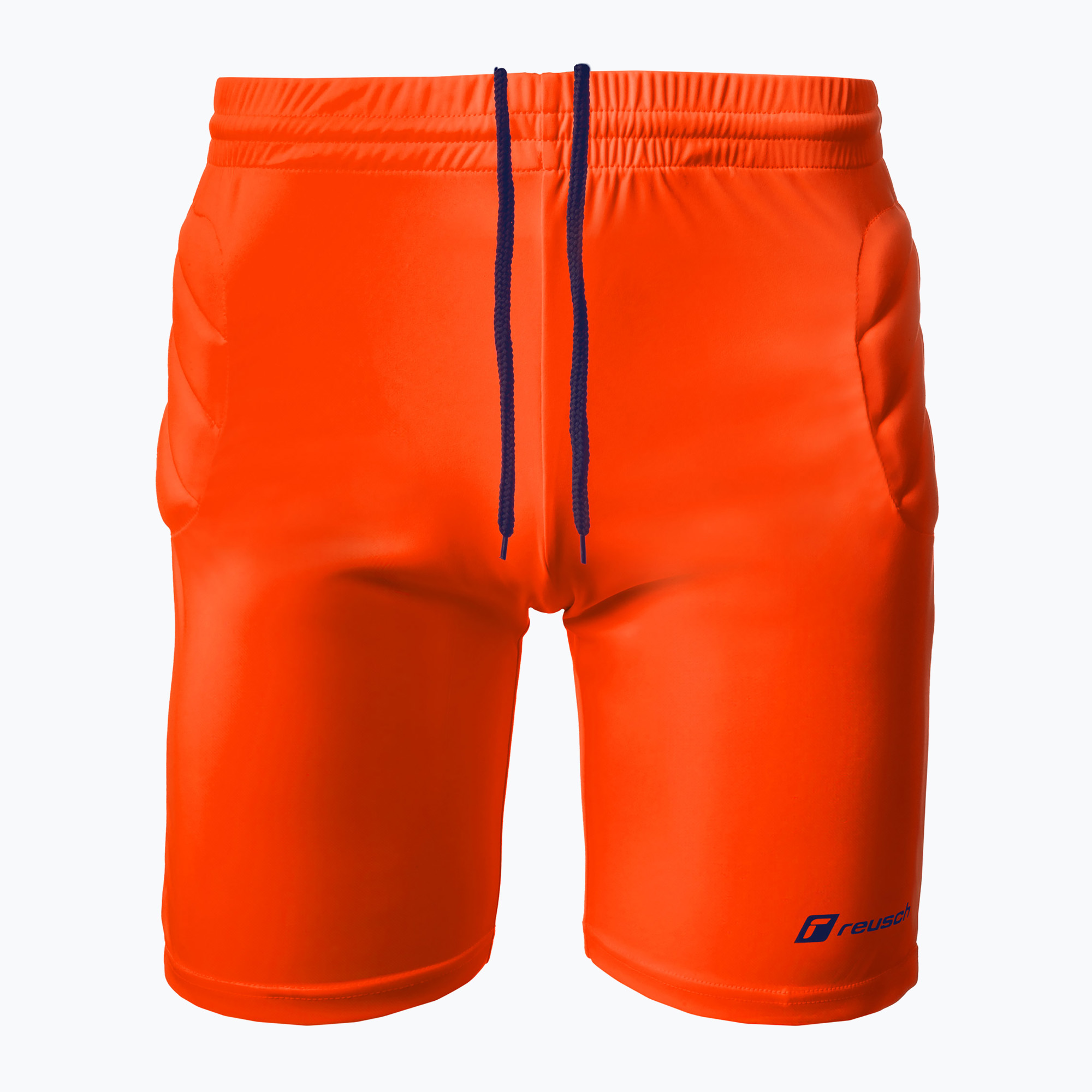 Detské brankárske šortky Reusch Match Short Padded šokovanie orange/blue (Match Short Padded 5528700-2290)