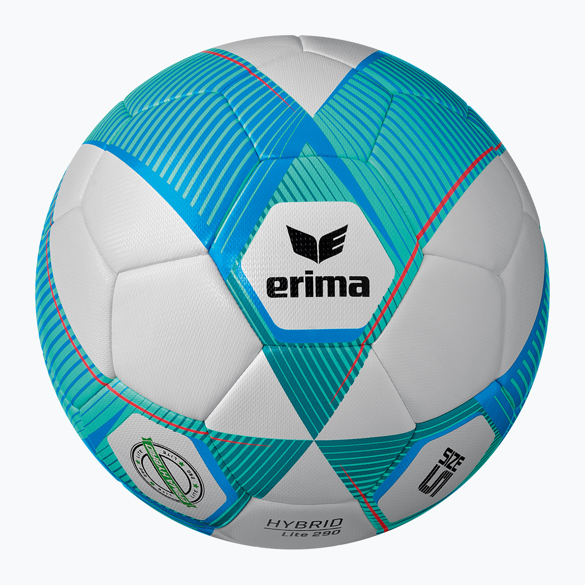 ERIMA Hybrid Lite 290 curacao/petrol futbal veľkosť 5 (Hybrid Lite 290 7192407)