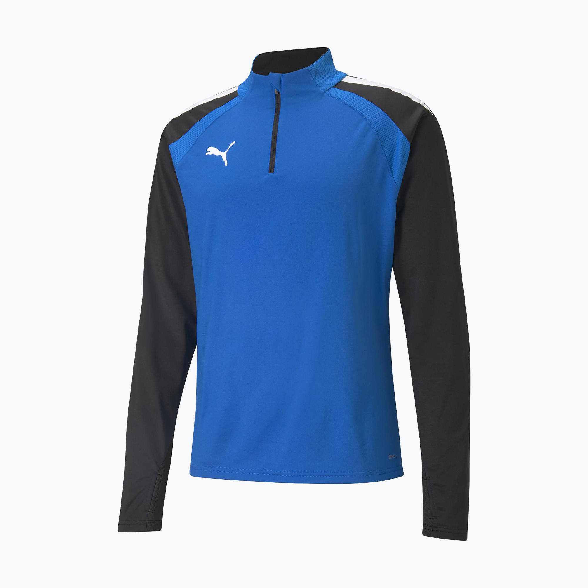 Pánske futbalové tričko PUMA Teamliga 1/4 Zip Top blue 657236 02
