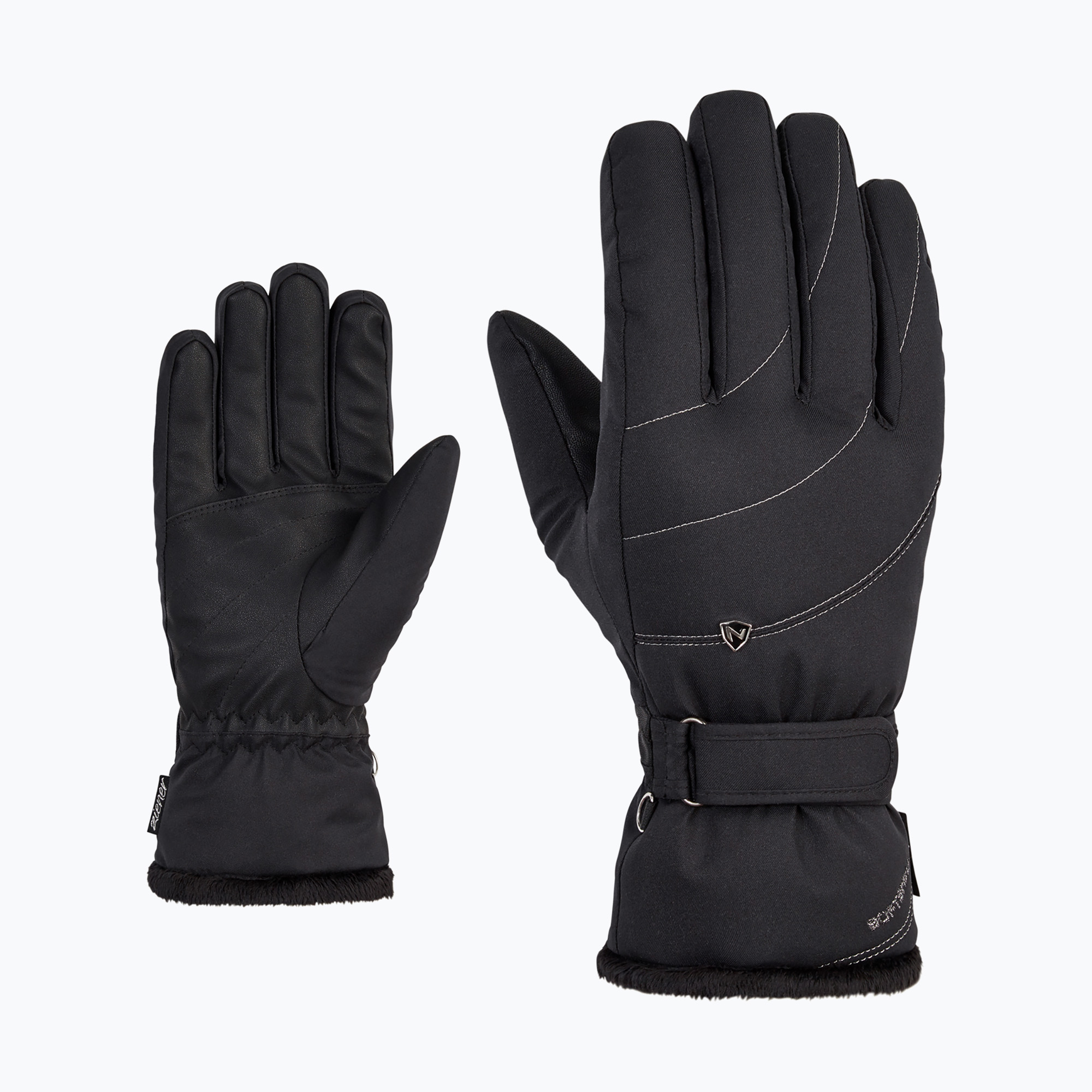 Dámske lyžiarske rukavice ZIENER Kahli PR black (Kahli PR 801302.12)