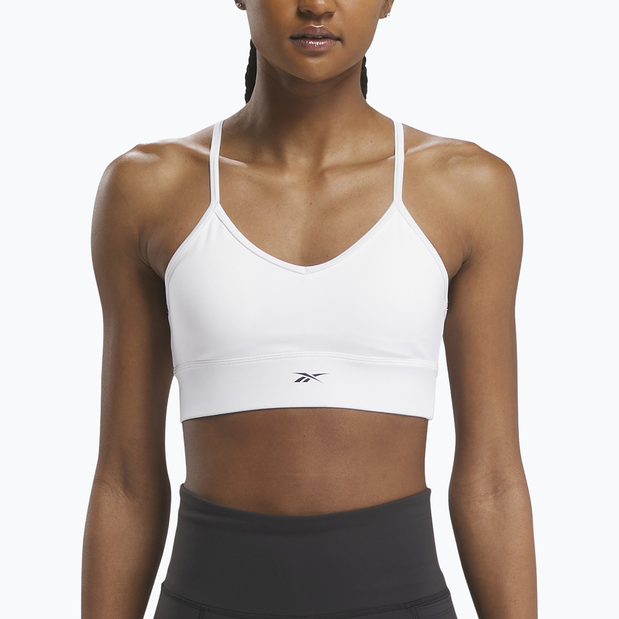 Dámska tréningová podprsenka Reebok Workout Ready Sports biela (Workout Ready Sports 100012982)