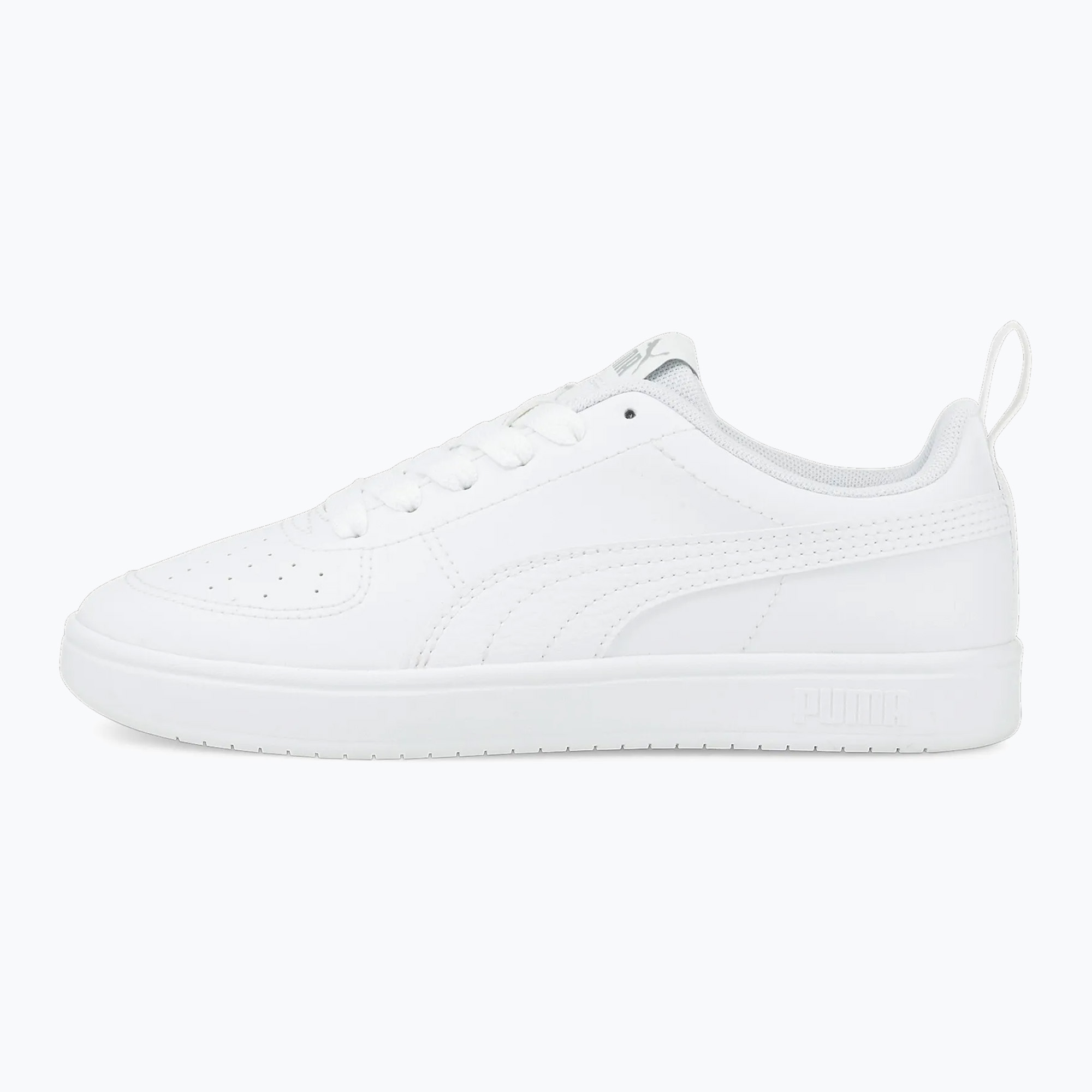 Juniorské topánky PUMA Rickie Jr. puma white/puma white/glacier gray (Rickie Jr 384311 01)