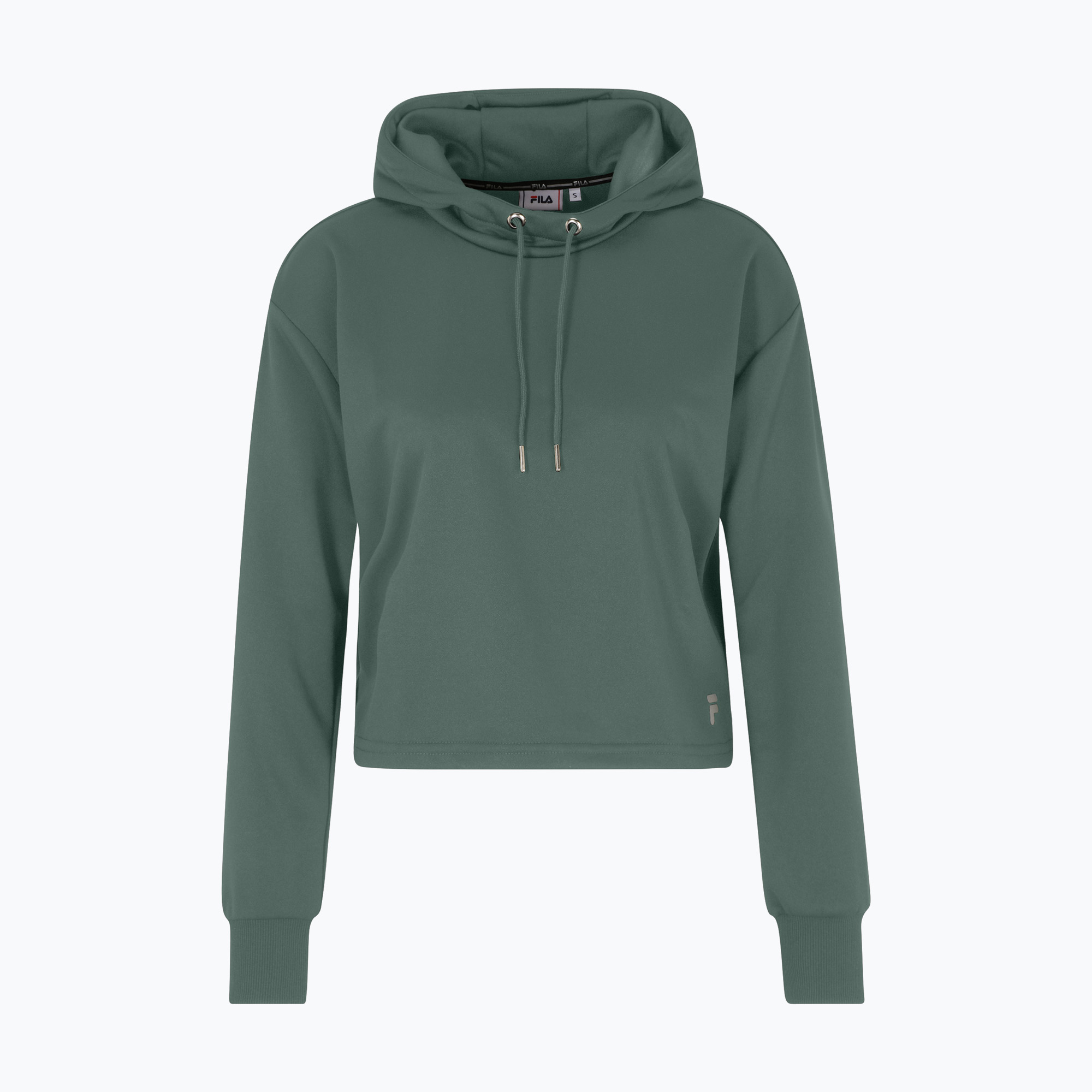 FILA Dámska mikina Rheine Cropped Hoody dark forest (Rheine Cropped Hoody FAW0497)