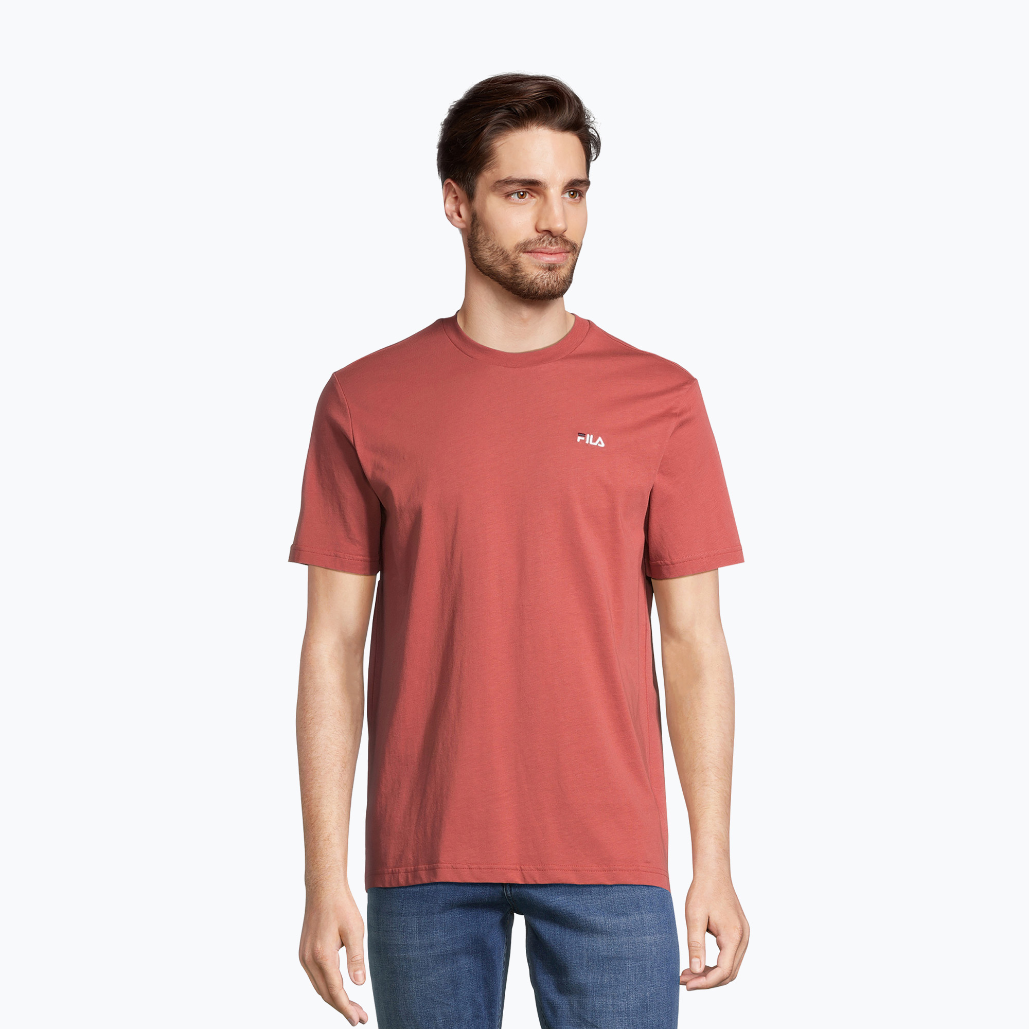 FILA Berloz pánske tričko marsala (Berloz FAM0340)