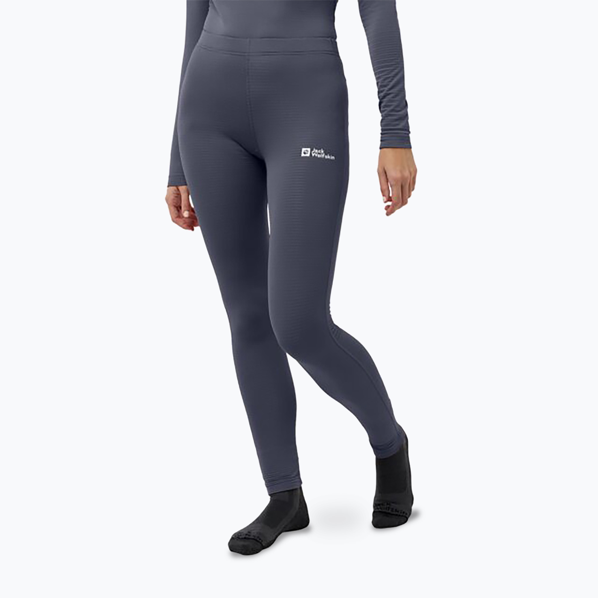Dámske termonohavice Jack Wolfskin Infinite Warm graphite (Infinite Warm A60325_1388_A10)
