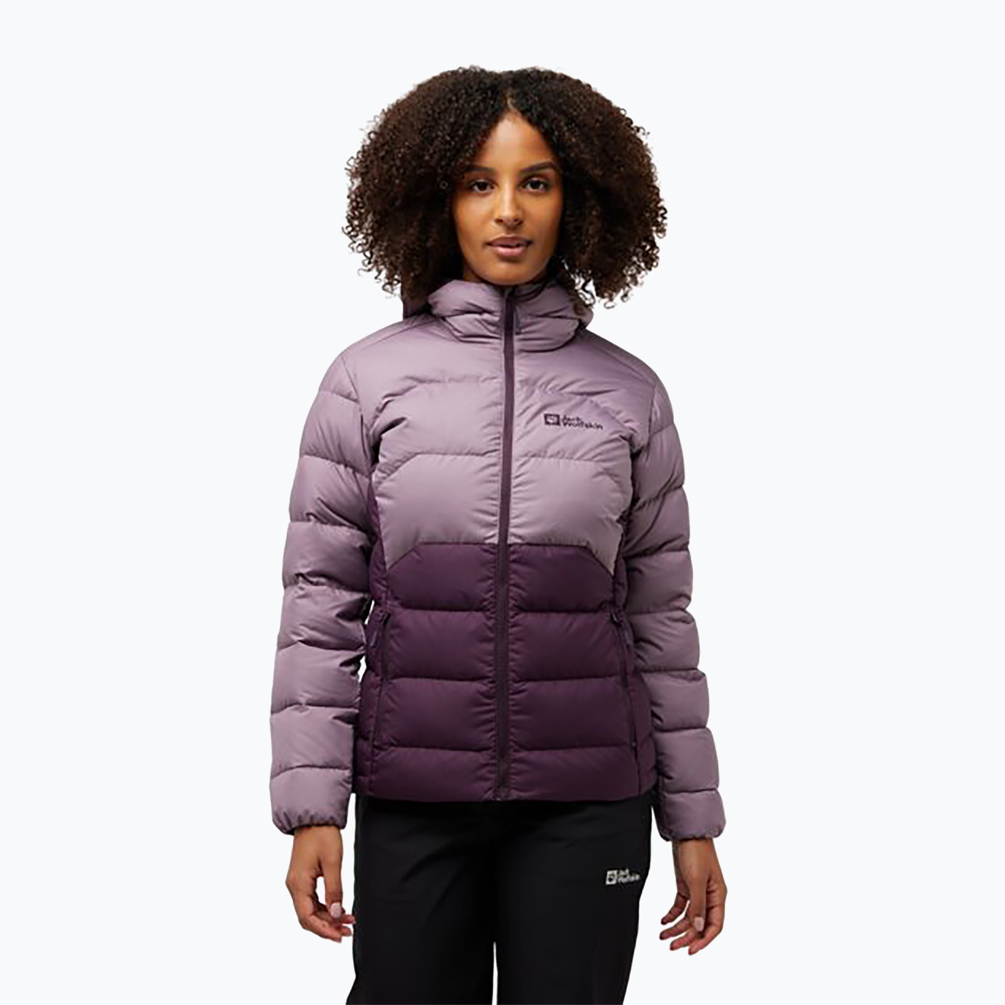 Dámska bunda Jack Wolfskin Ather Down Hoody midnight plum (Ather Down Hoody A60330_I0081)