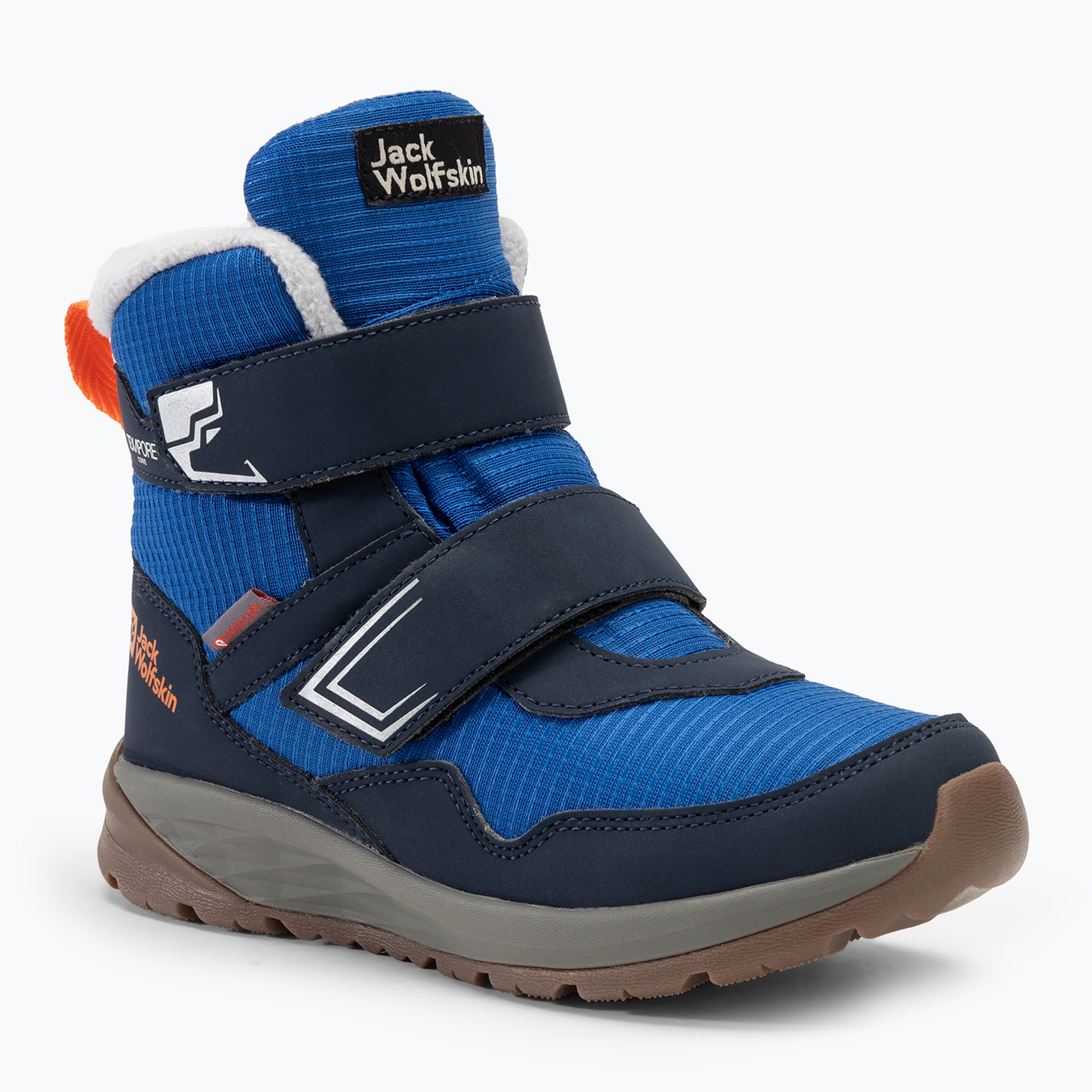 Detské topánky Jack Wolfskin Polar Bear-B Texapore Mid Vc crisp cobalt (Polar Bear-B Texapore Mid Vc A62144_C0411)