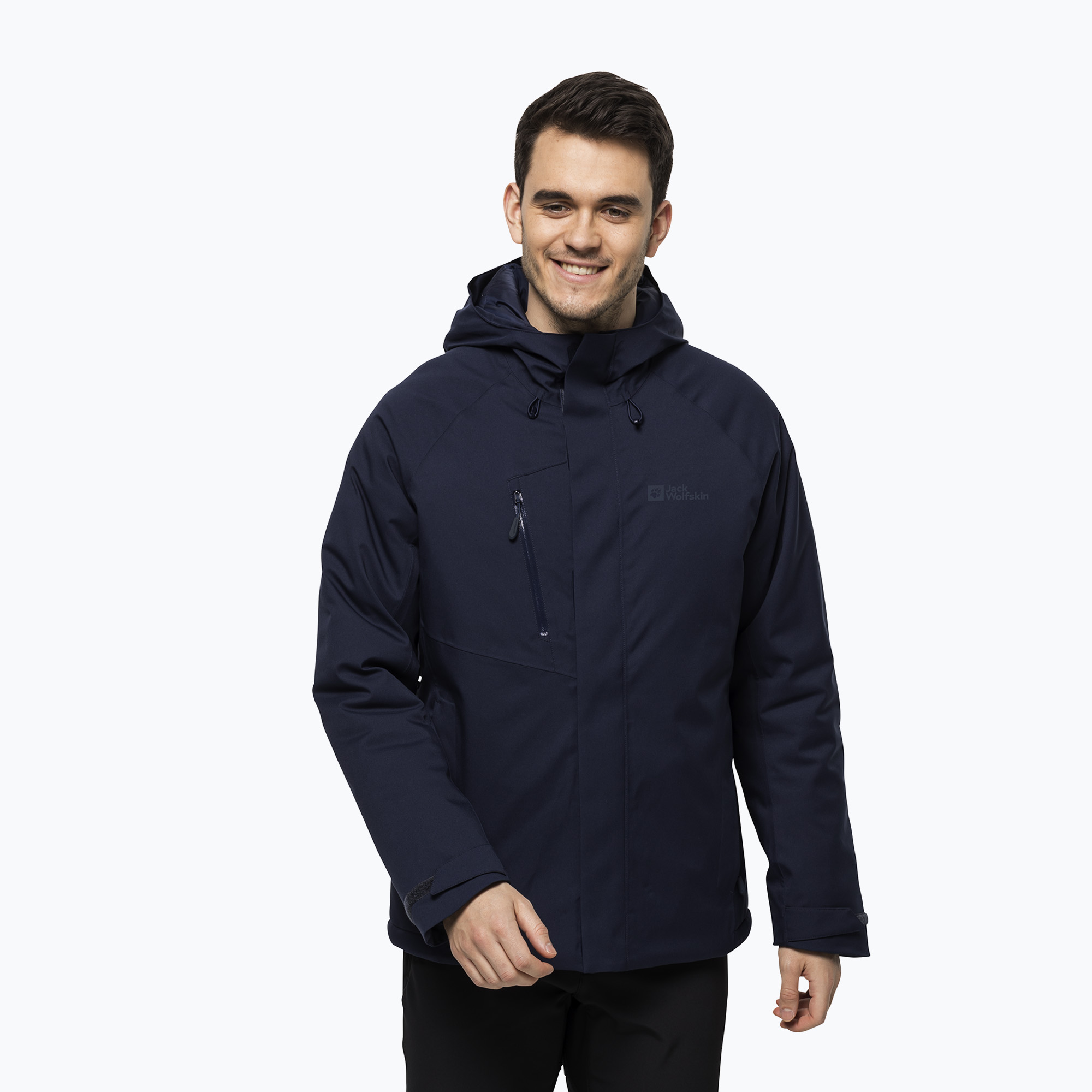 Jack Wolfskin pánska páperová bunda Troposphere Ins navy blue 1115321_1010