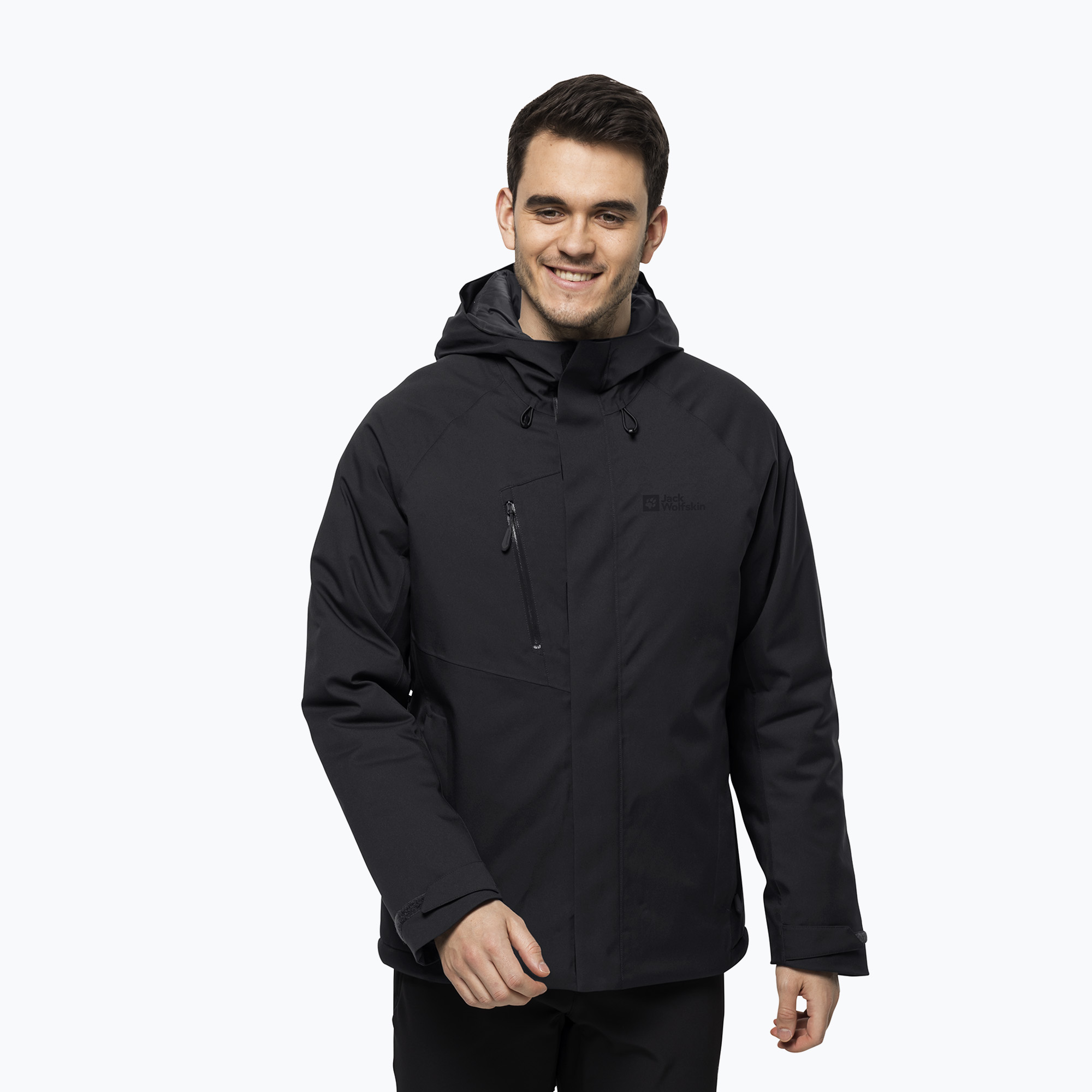 Jack Wolfskin pánska páperová bunda Troposphere Ins black 1115321_6000