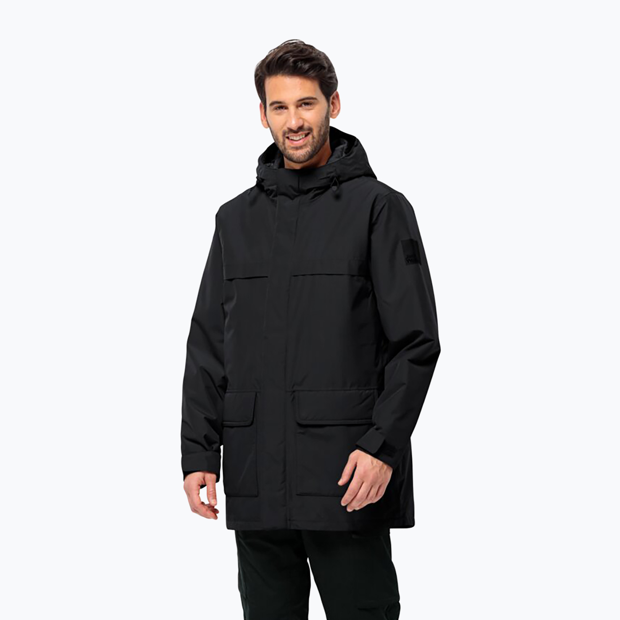 Pánska zimná bunda Jack Wolfskin Winterlager Parka black