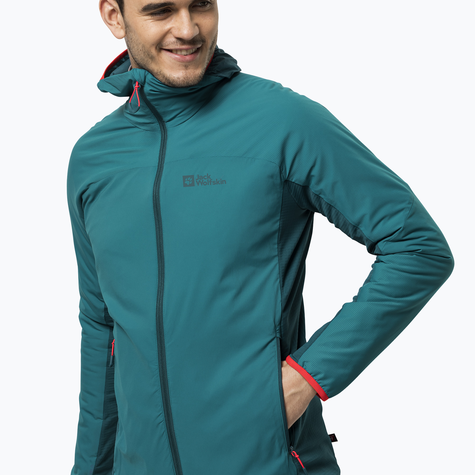 Jack Wolfskin pánska lyžiarska bunda Alpspitze Ins Hoody zelená 1206781_1124 (Alpspitze Ins Hoody 1206781_1124)