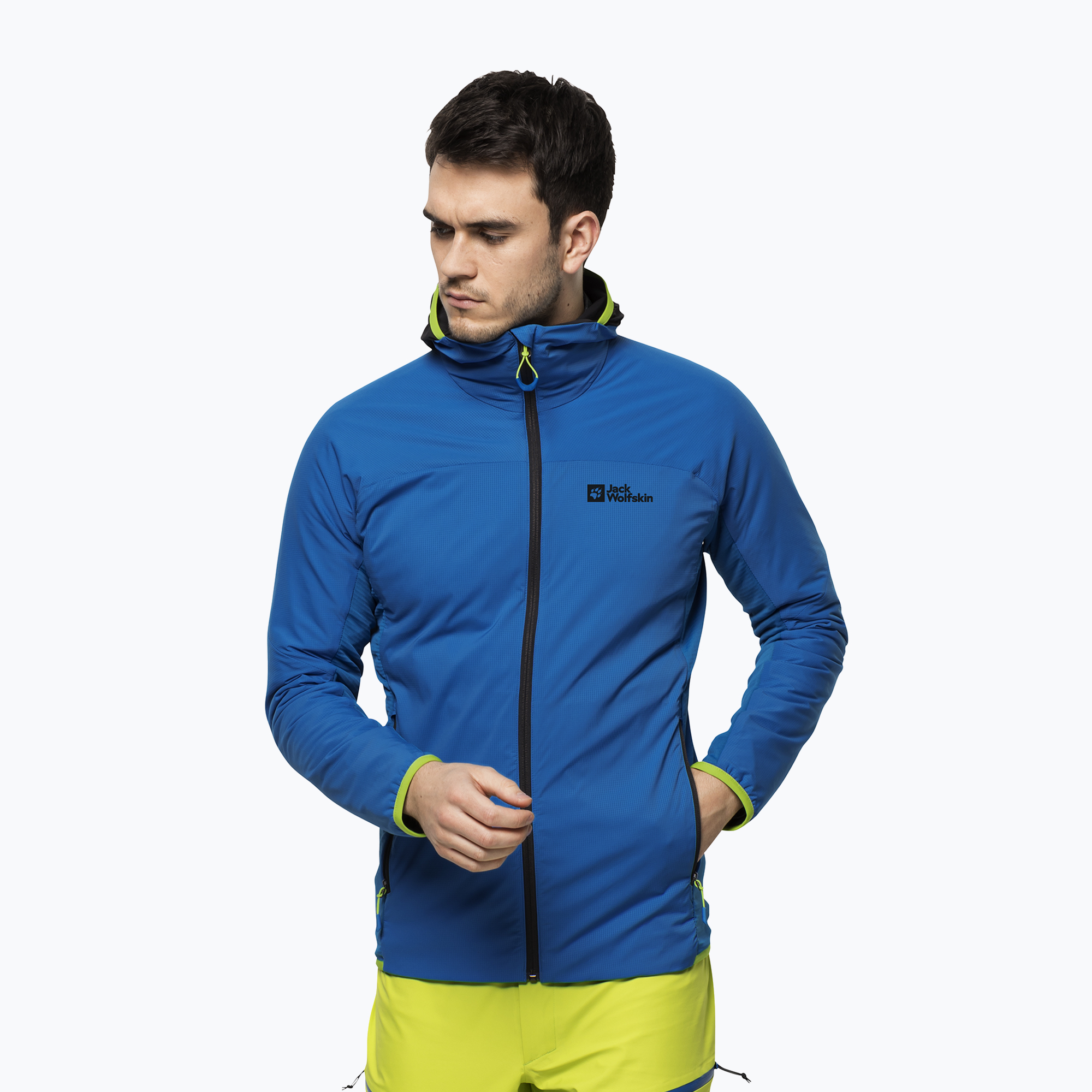 Jack Wolfskin pánska lyžiarska bunda Alpspitze Ins Hoody blue 1206781_1361 (Alpspitze Ins Hoody 1206781_1361)