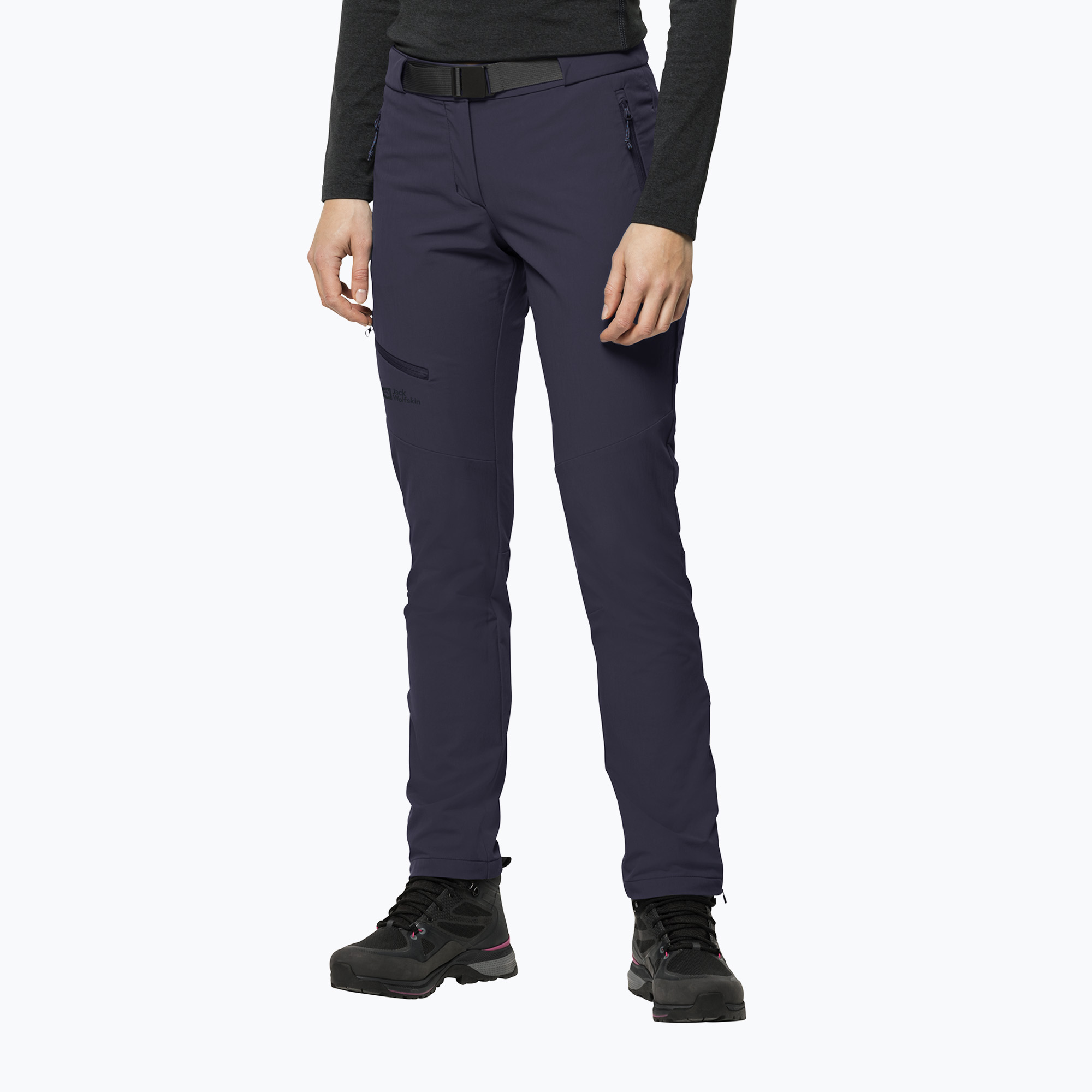 Jack Wolfskin pánske softshellové nohavice Holdsteig black 1507701 (Holdsteig 1507701)
