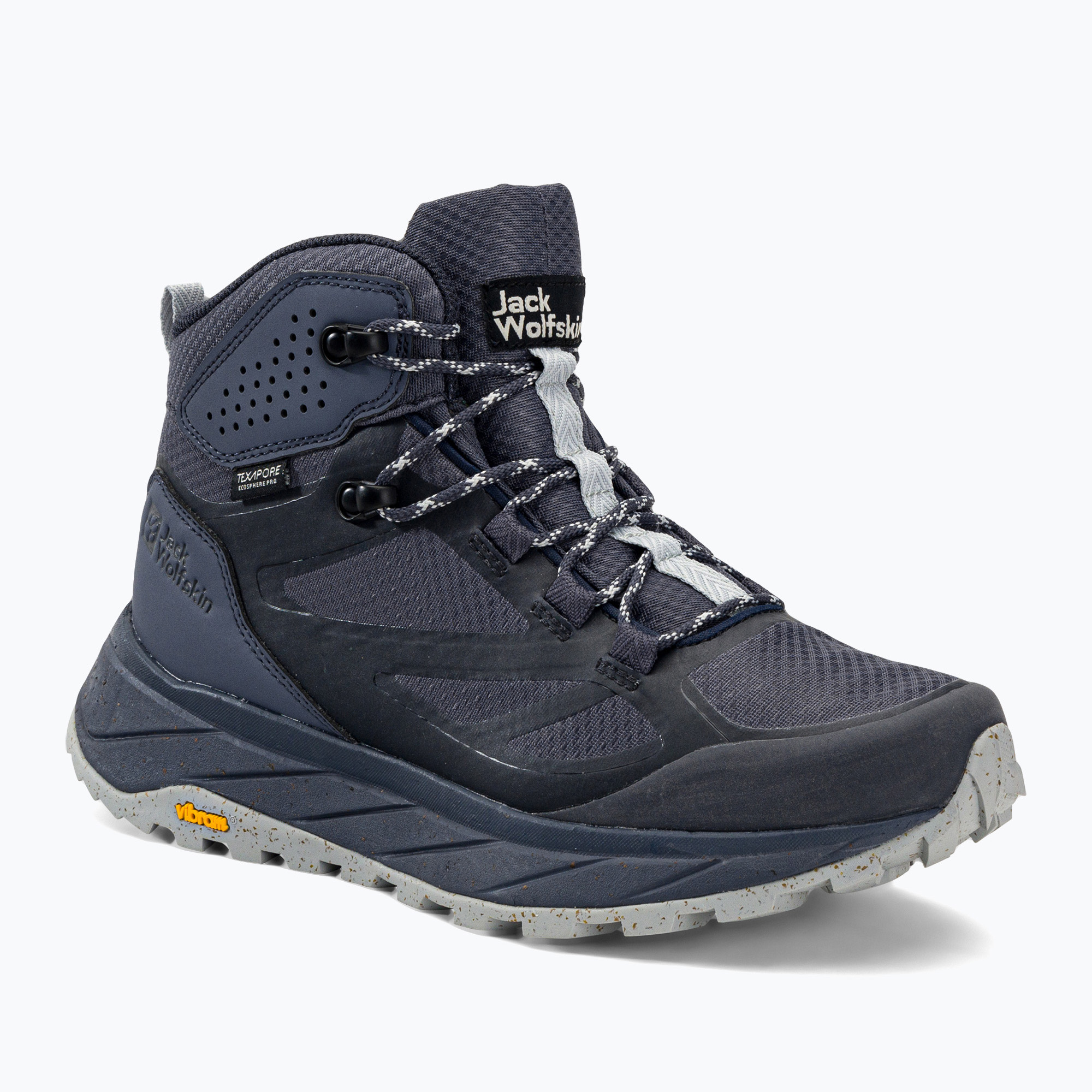 Jack Wolfskin dámske trekové topánky Terraventure Texapore navy blue 4049991_6179_055 (Terraventure Texapore Mid 4049991_6179_055)