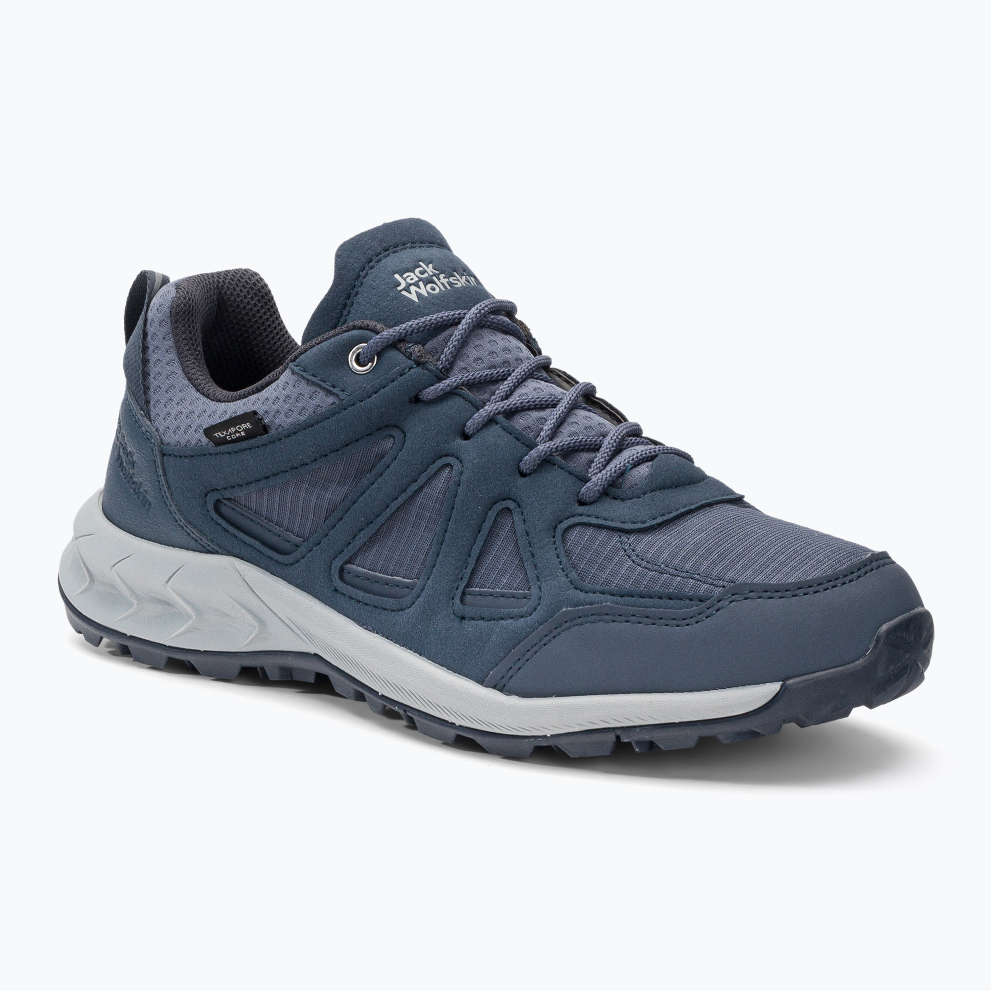 Jack Wolfskin dámske trekové topánky Woodland 2 Texapore Low navy blue 4051341 (Woodland 2 Texapore Low 4051341)