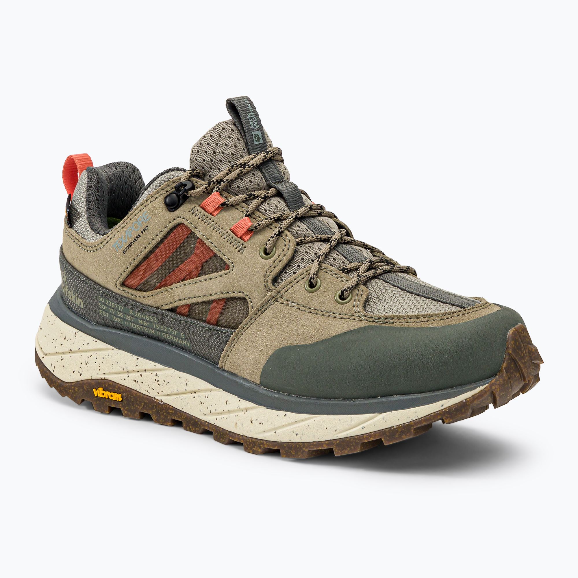 Jack Wolfskin dámske trekové topánky Terraquest Texapore Low green 4056411_5150_065 (Terraquest Texapore Low 4056411_5150_065)