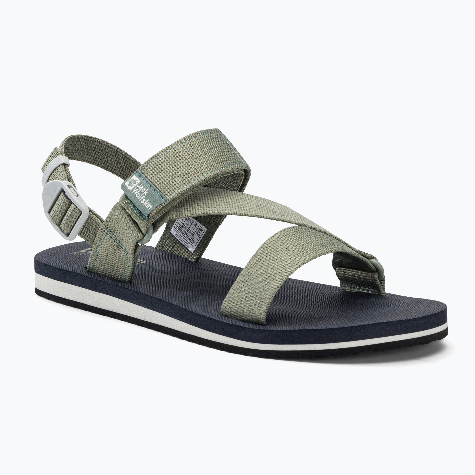 Jack Wolfskin Urban Entdeckung Belt dámske turistické sandále zelené 4056801 (Urban Entdeckung Belt 4056801_4137_045)