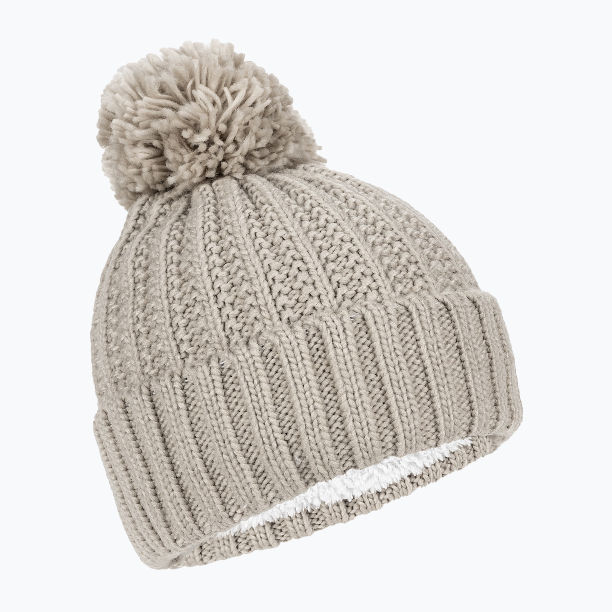 Dámska zimná čiapka Jack Wolfskin Highloft Knit Beanie dusty grey (Highloft Knit 1908012_6260)