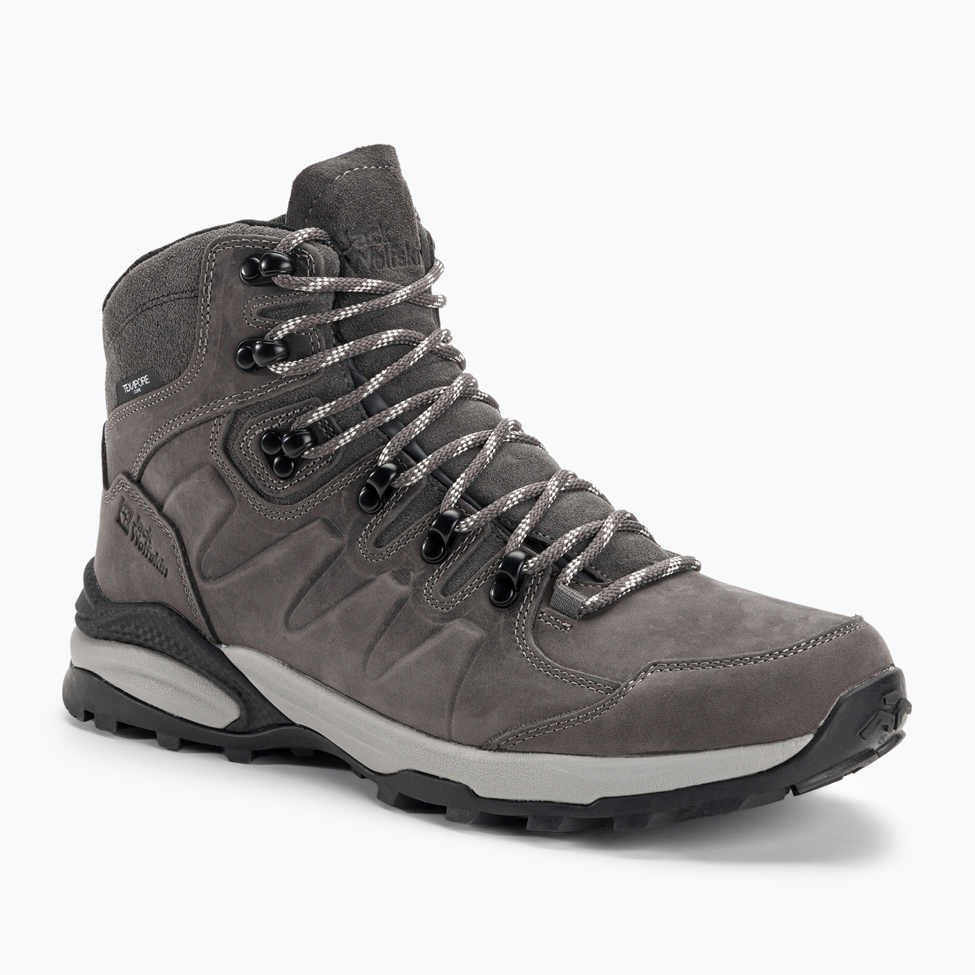 Jack Wolfskin pánske trekové topánky Refugio Prime Texapore Mid slate grey (Refugio Prime Texapore Mid 4059691_6046)