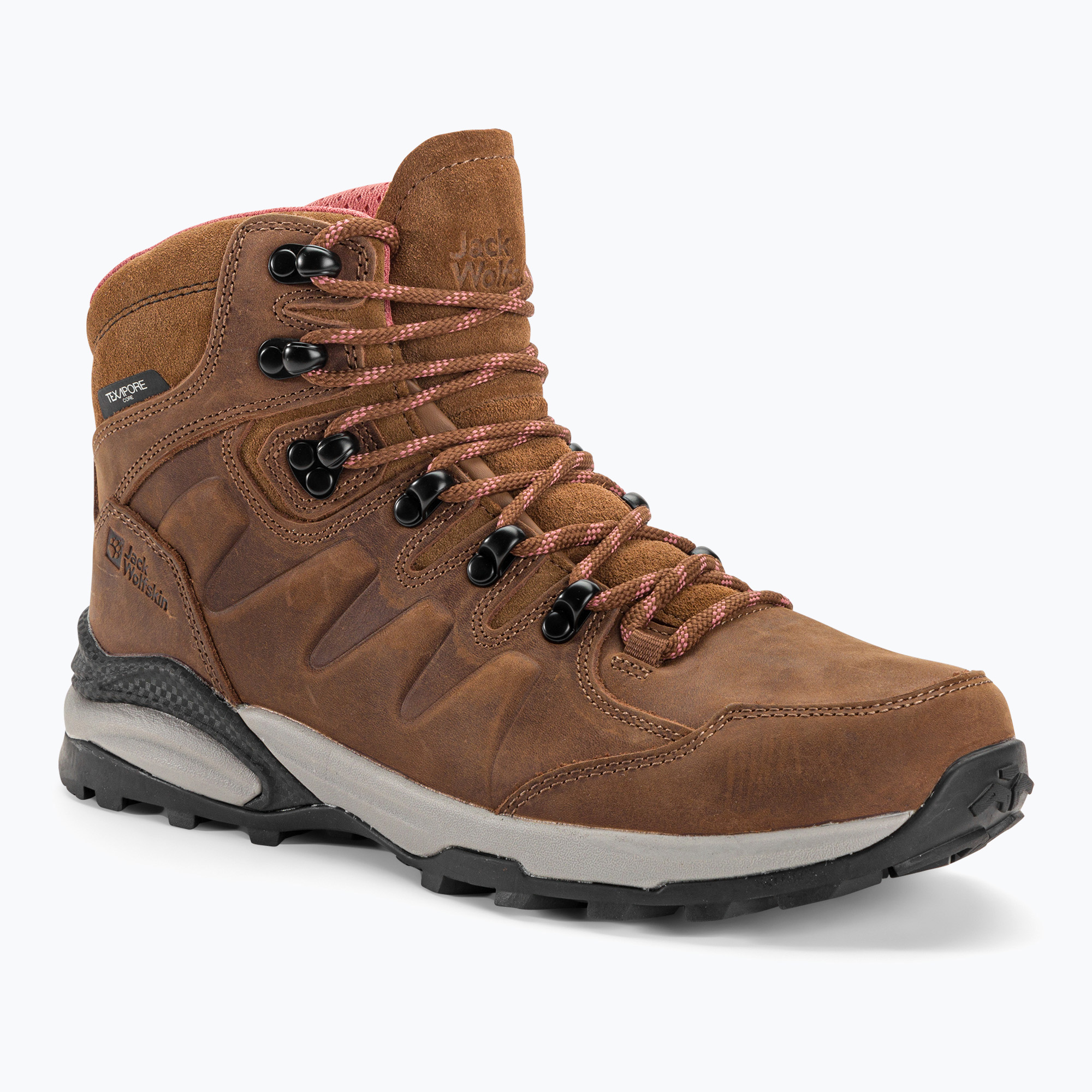 Dámske trekové topánky Jack Wolfskin Refugio Prime Texapore Mid fawn (Refugio Prime Texapore Mid 4059701_5530)
