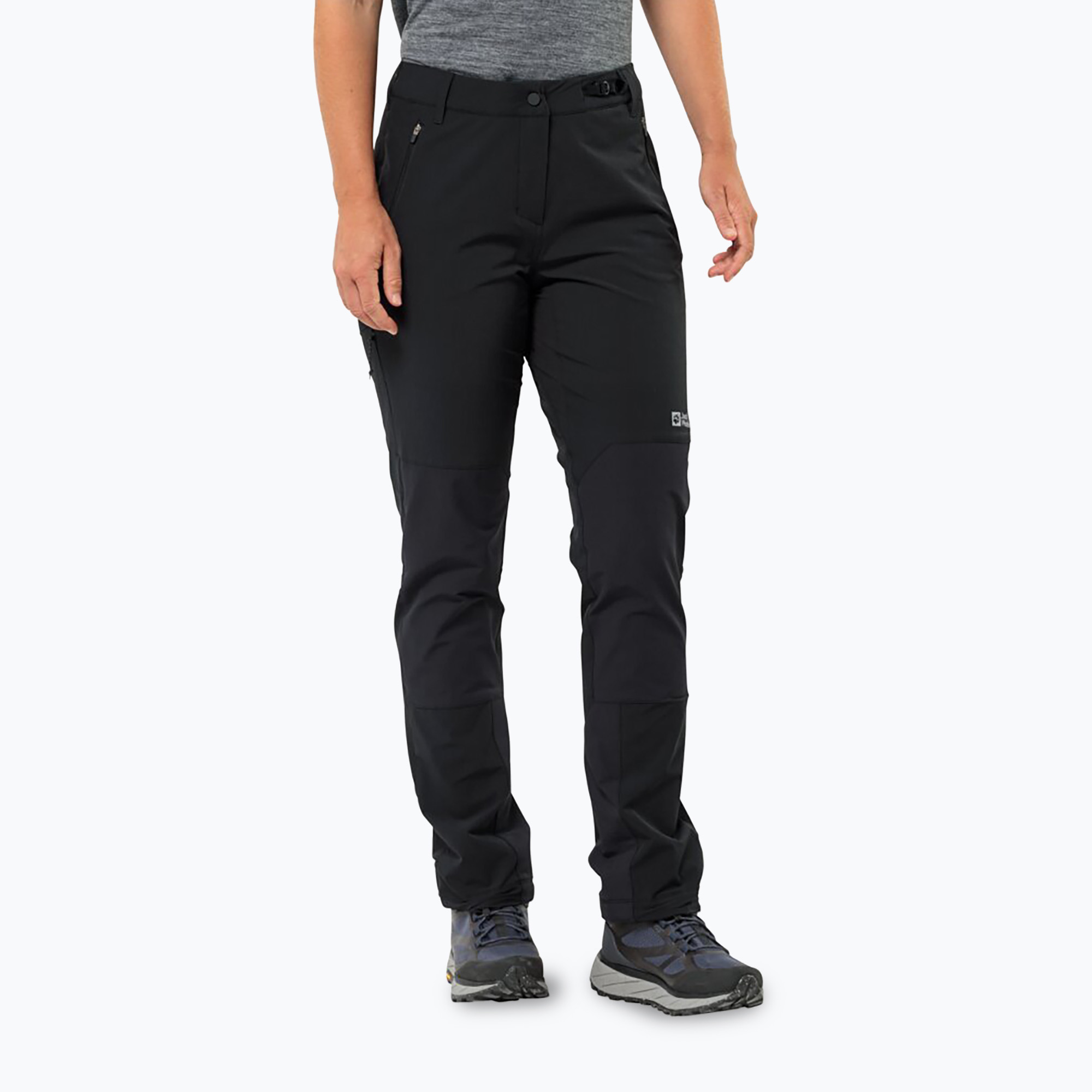 Dámske softshellové nohavice Jack Wolfskin Andur black (Andur 1509061_6000)