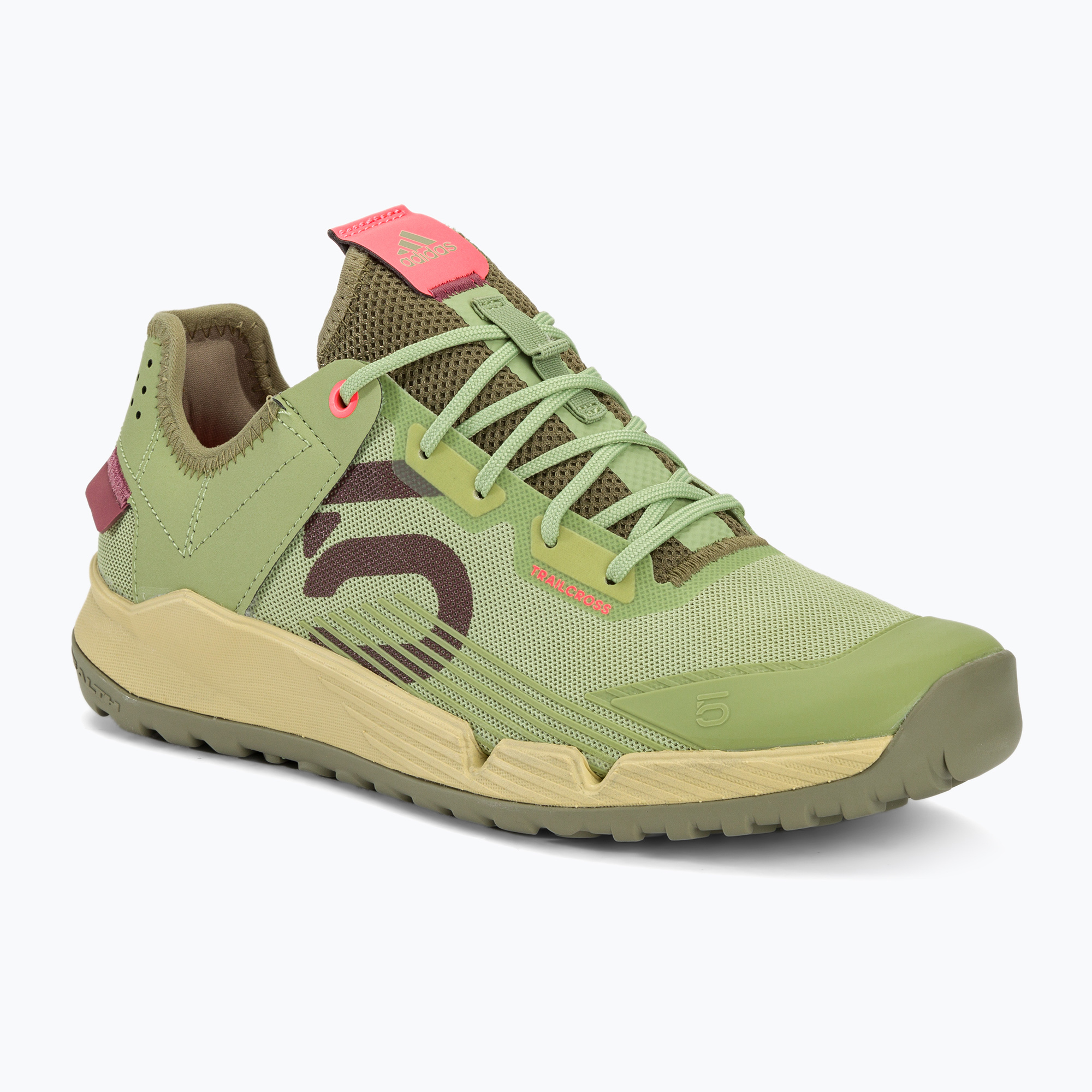 Dámska cyklistická obuv adidas FIVE TEN Trailcross LT magic lime/quiet crimson/orbit green (Trailcross LT GY5119)