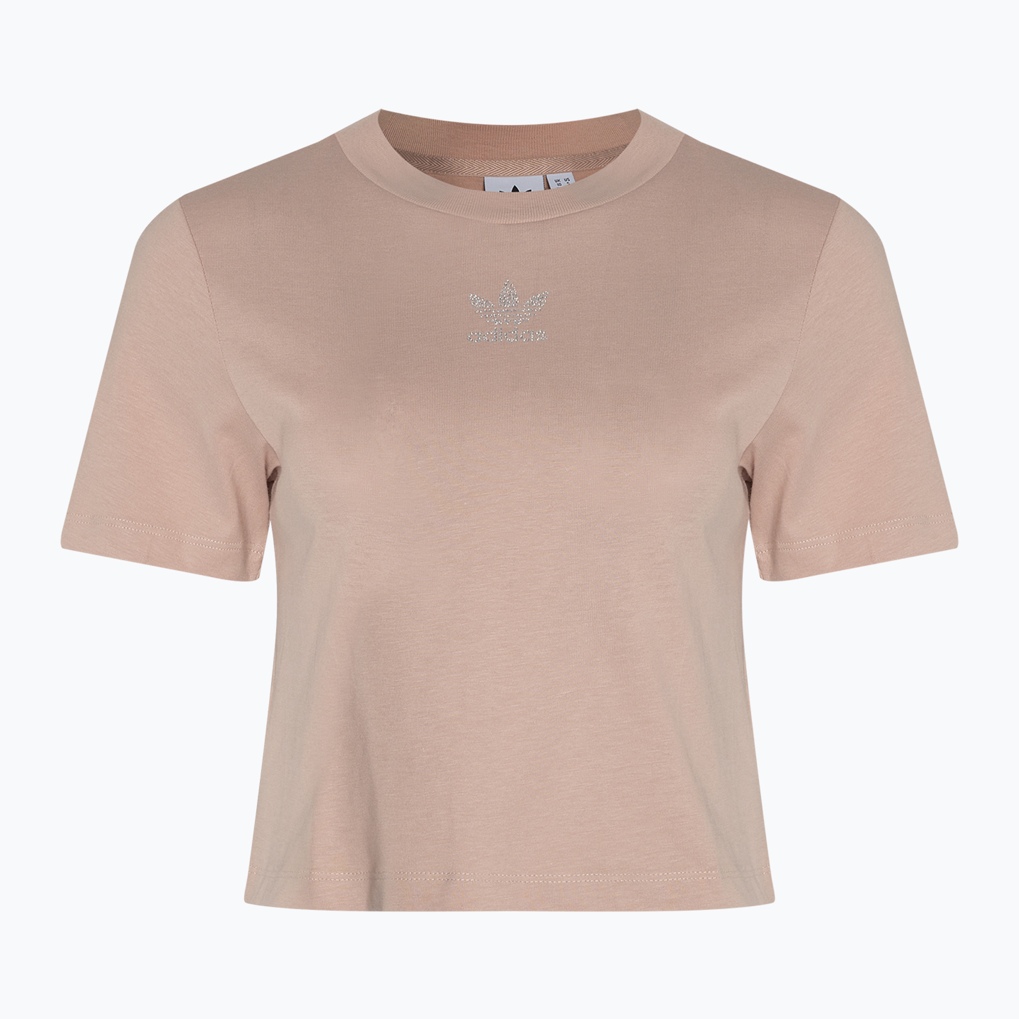 Dámske tričko adidas 2000 Luxe Cropped Tee ash pearl (2000 Luxe Cropped Tee HF9198)