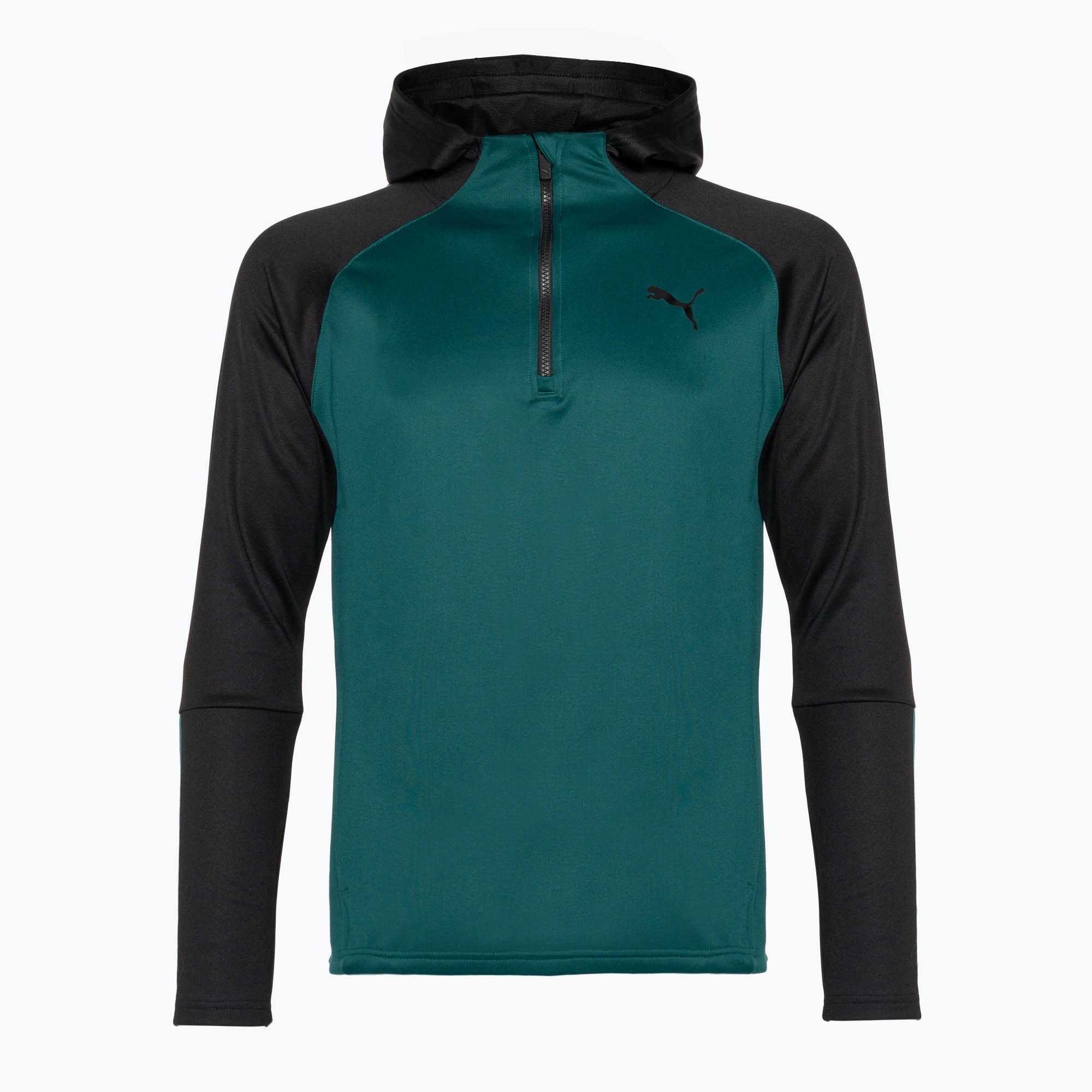 Pánska tréningová mikina PUMA Train Off Season PWR Fleece Hoodie zelená 5221424