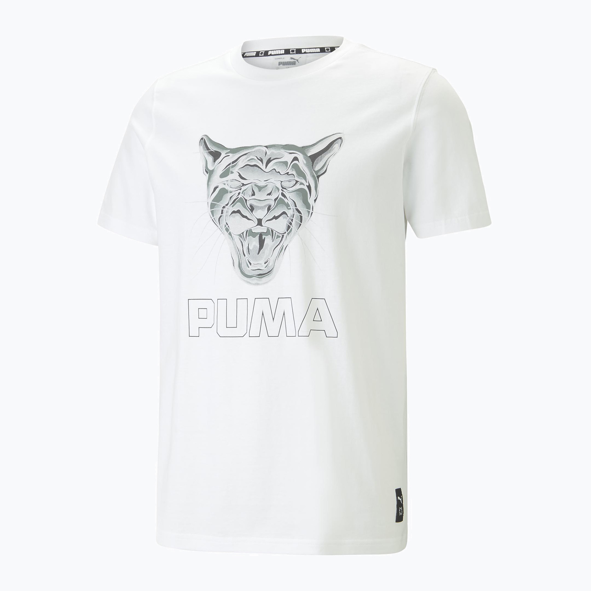 Pánske basketbalové tričko PUMA Clear Out puma white