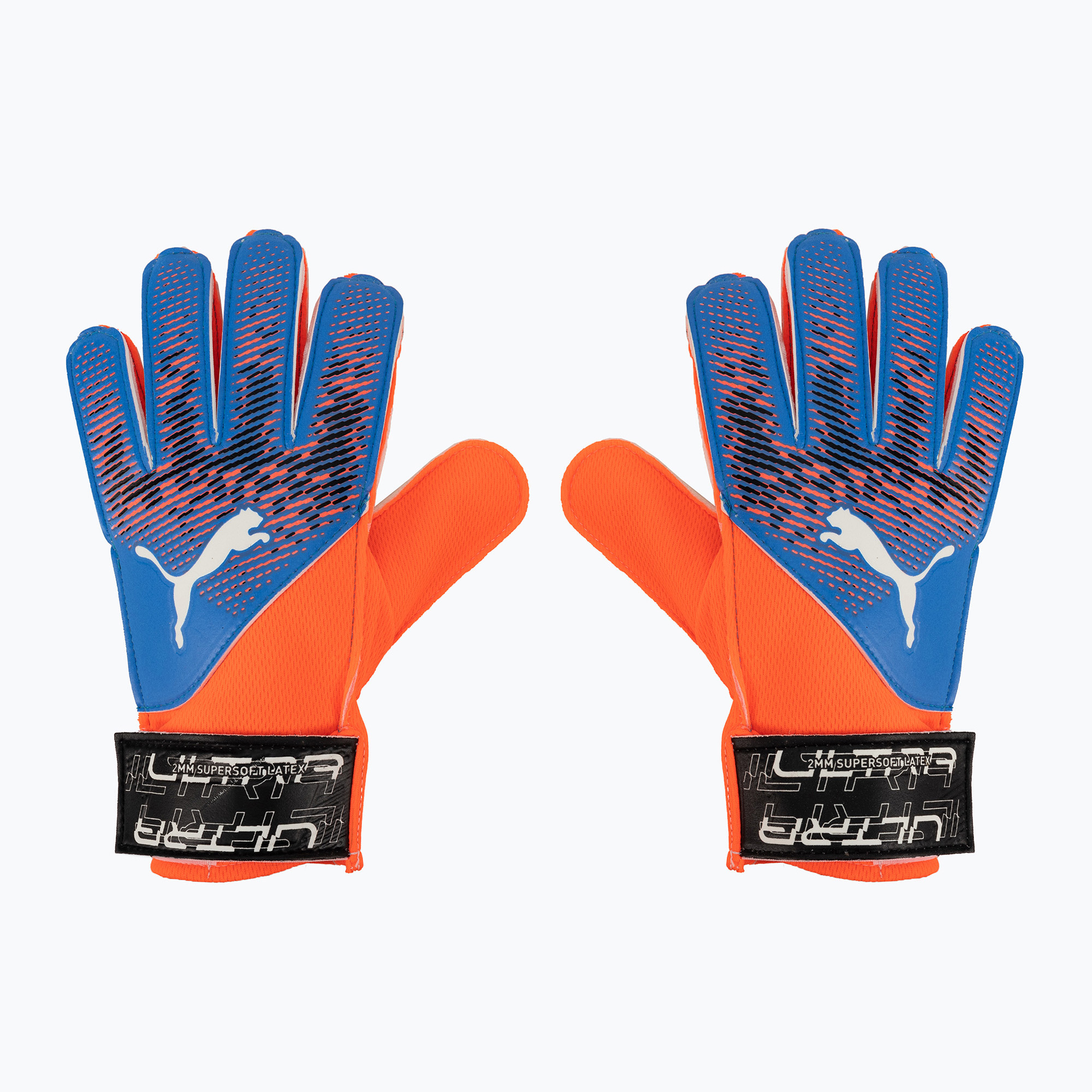 Brankárske rukavice PUMA Ultra Grip 4 RC ultra orange/blue glimmer