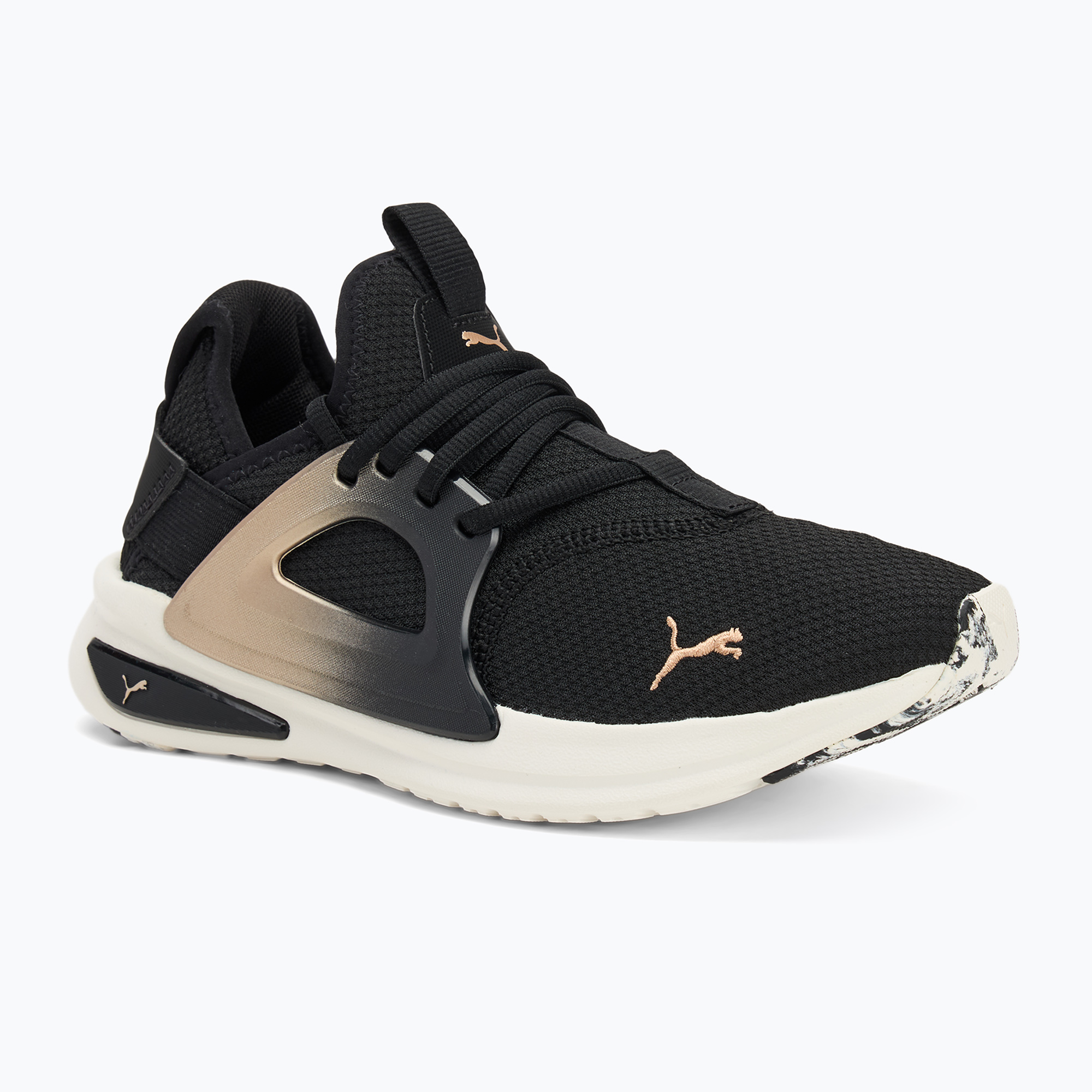 Dámska bežecká obuv PUMA Softride Enzo Evo Molt Met black/gold/warm white