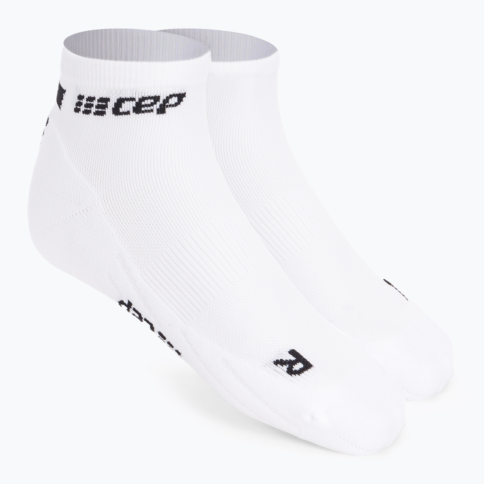 CEP Pánske kompresné bežecké ponožky 4.0 Low Cut White