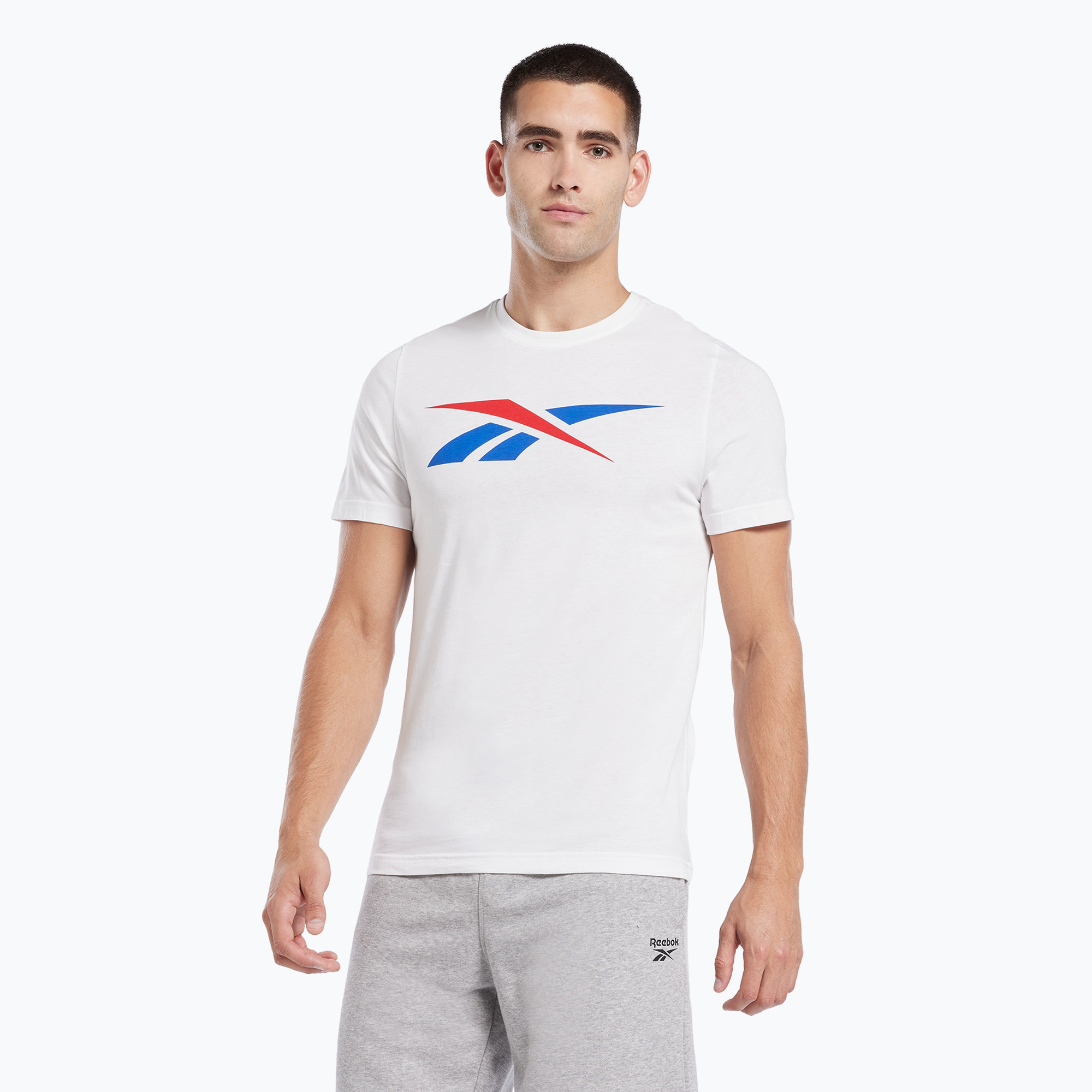 Pánske tričko Reebok Gs Vector Tee white/vecred/vecblu (Gs Vector Tee 100065058)