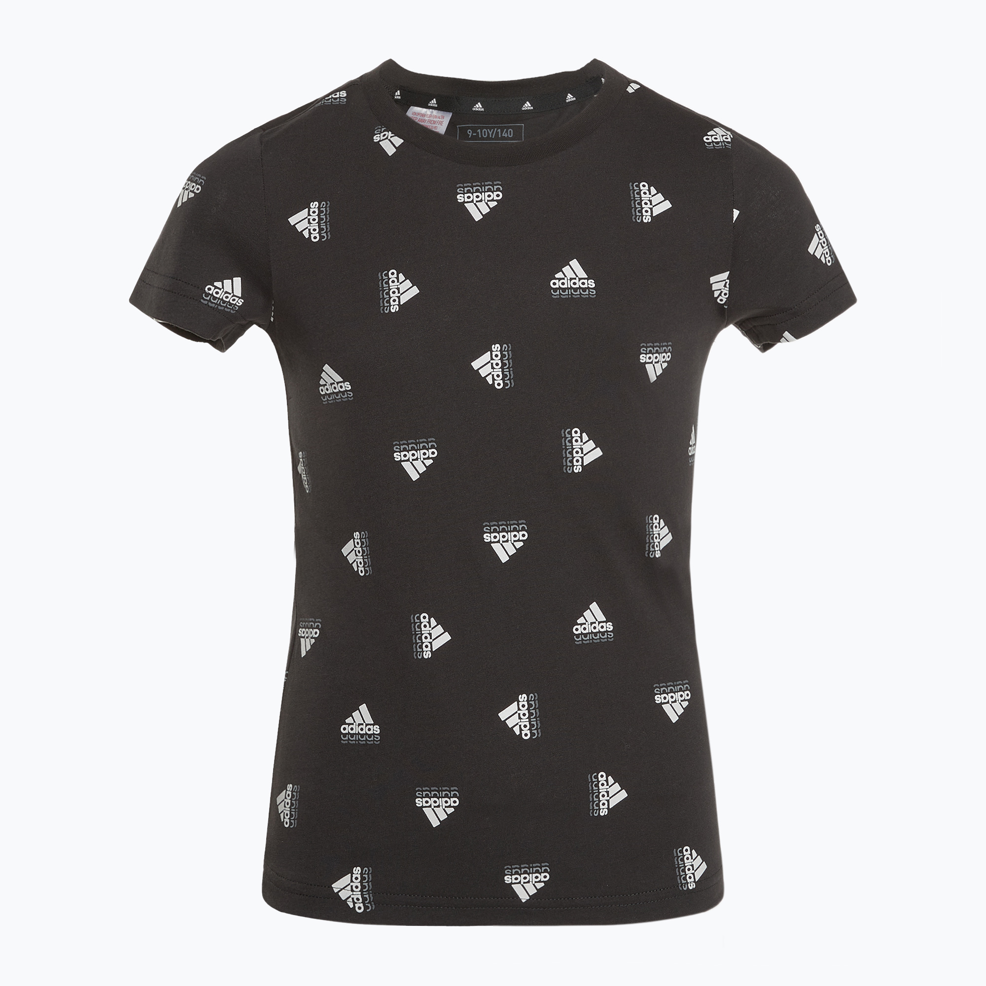 Detské tričko adidas Brand Love čierna/biela (Brand Love IB8919)