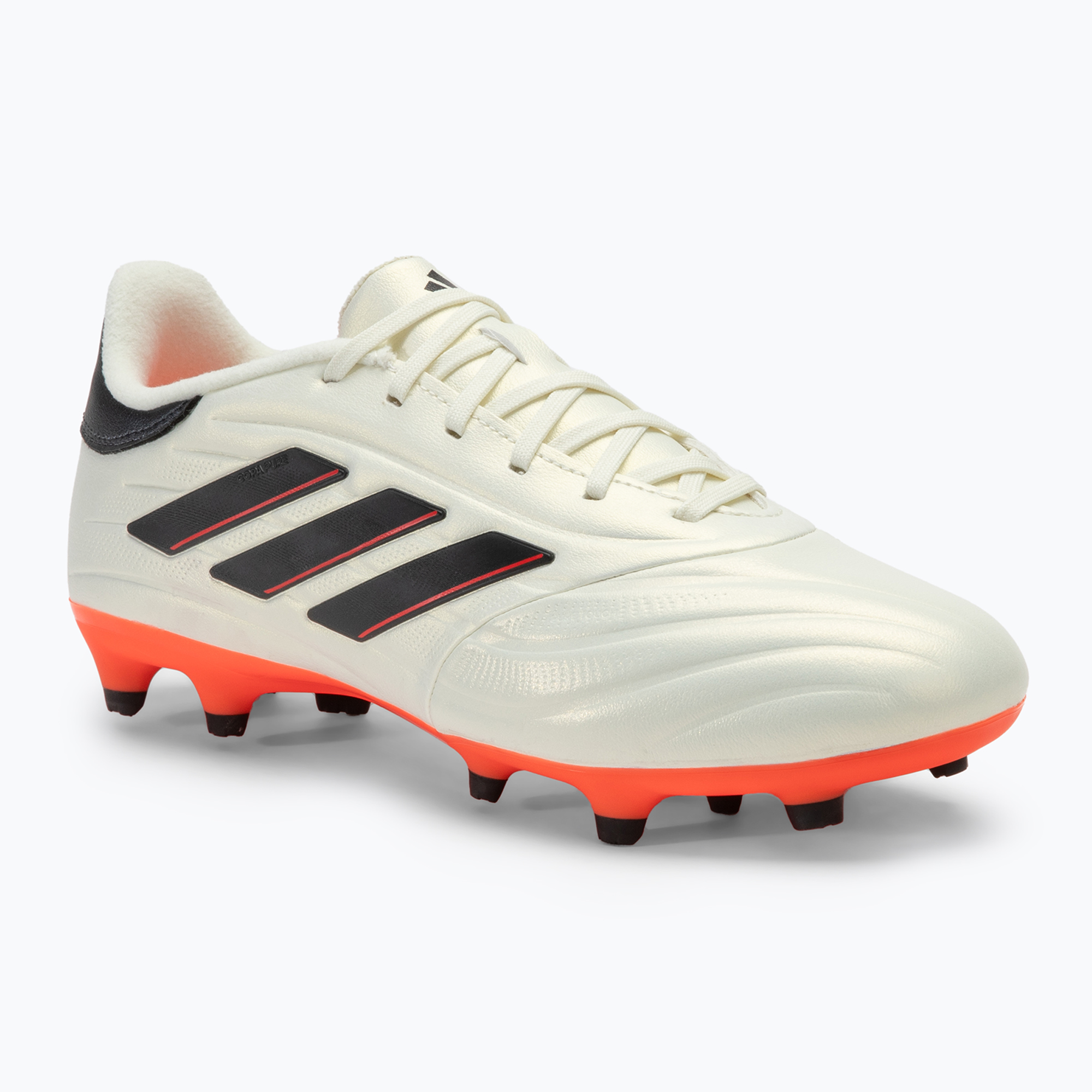 Kopačky adidas Copa Pure II League FG slonová kosť/core black/solar red (Copa Pure II League IF5448)